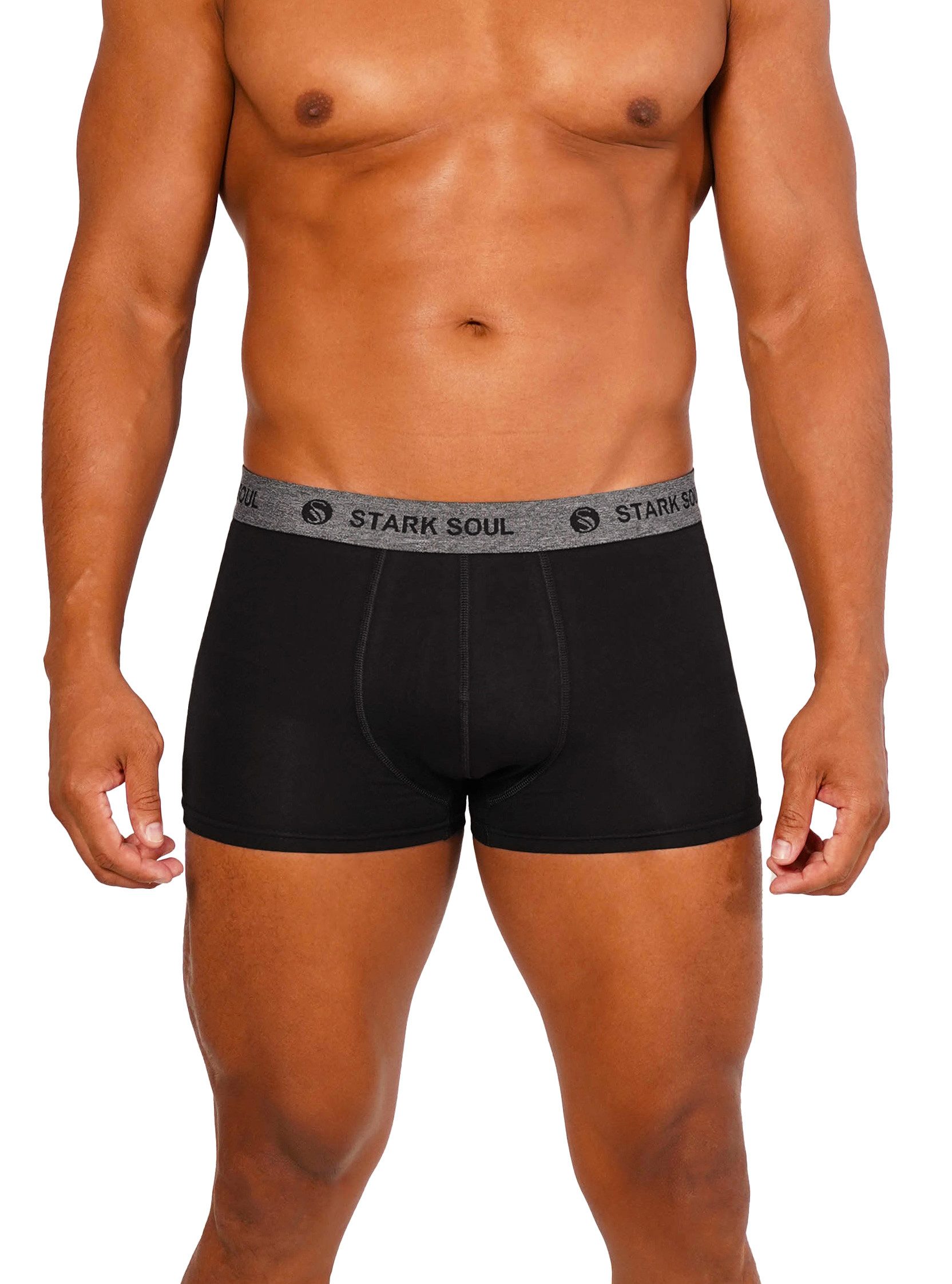 Stark Soul® Boxershorts Herren Boxershorts, Hipster im 6er Pack, Baumwoll-Unterhosen 6er-Pack