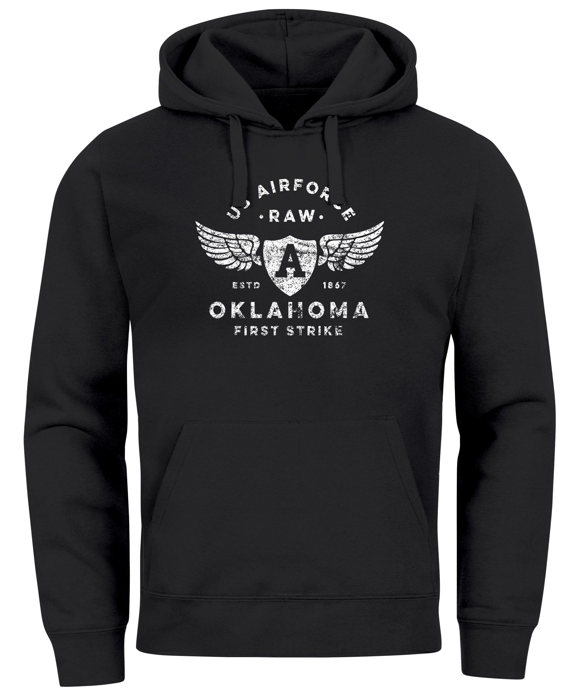 Neverless Hoodie Hoodie Herren Print US günstig online kaufen