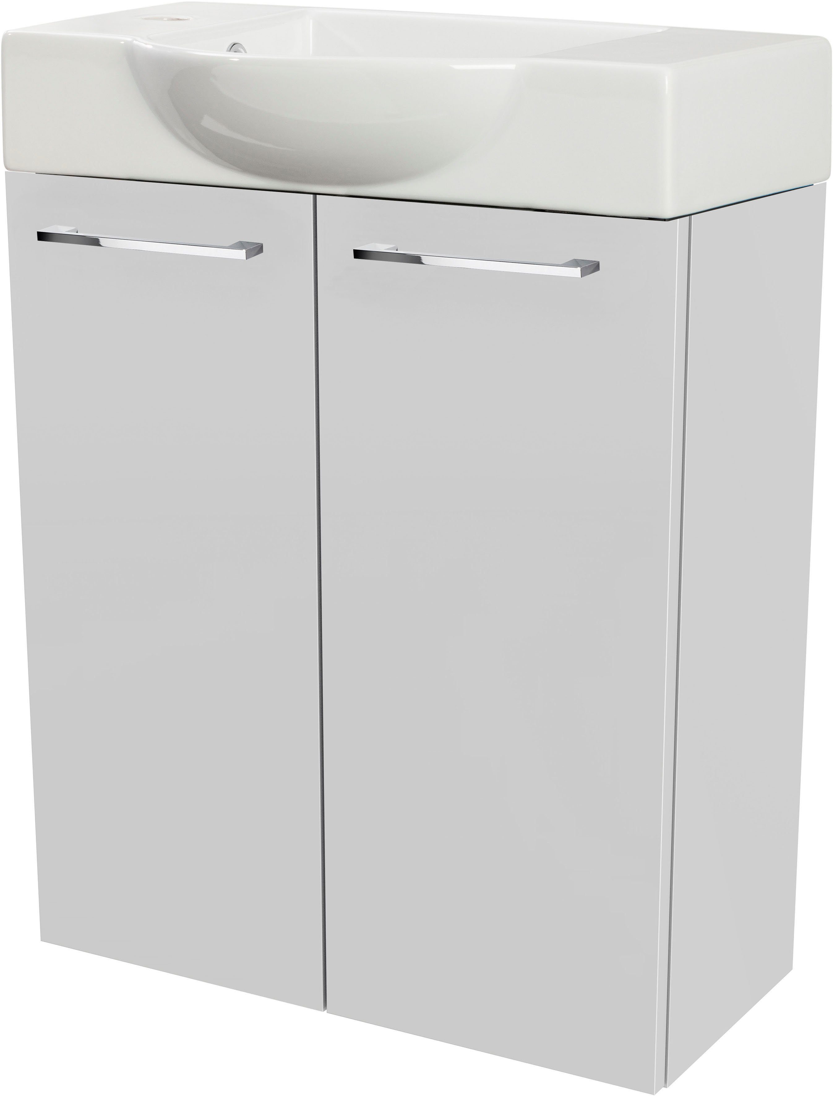 FACKELMANN Waschtisch SBC (Set), bestehend aus Becken und Unterbau, Breite ca. 55 cm