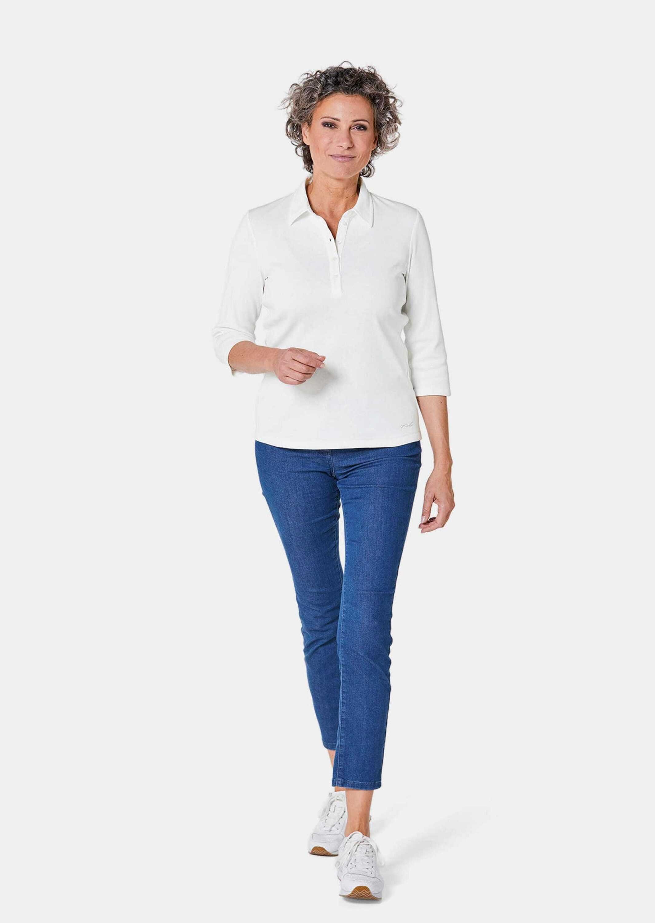 GOLDNER Poloshirt Basic-Poloshirt mit Stickerei aus günstig online kaufen