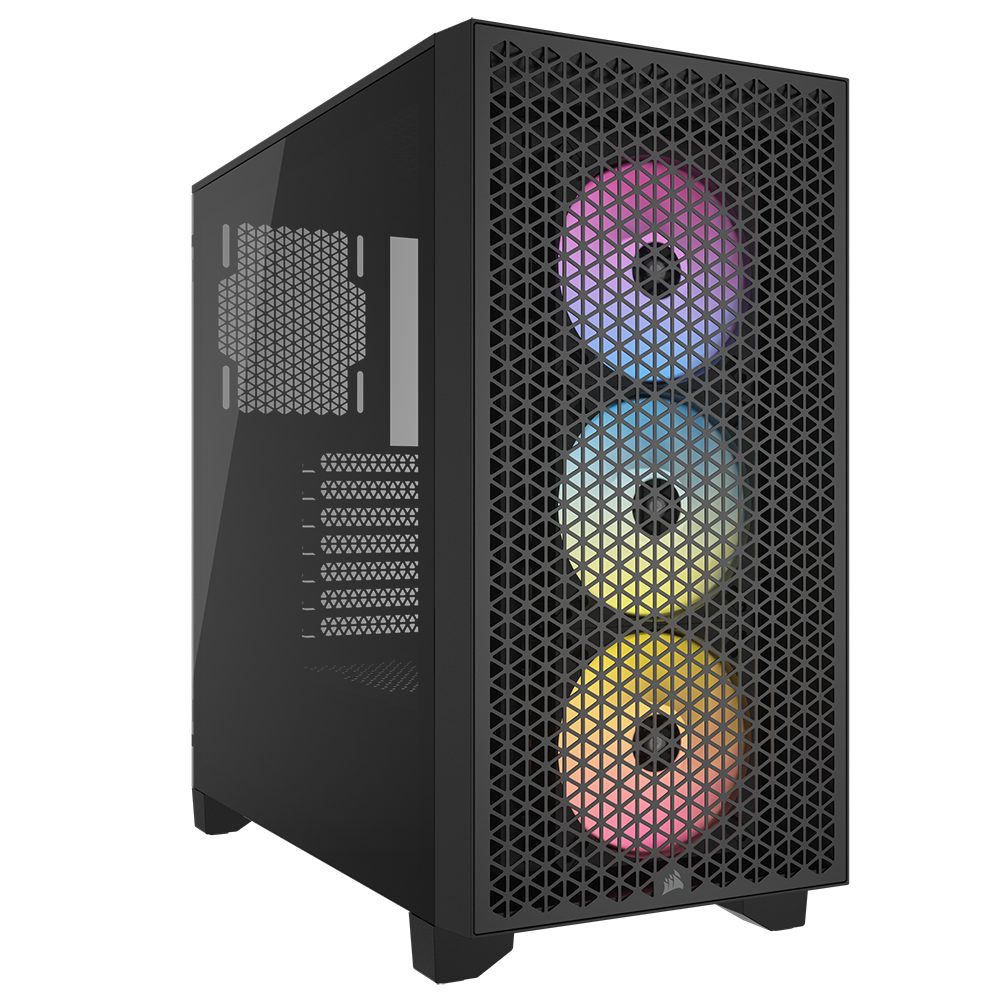 PC-Gehäuse 3000D RGB Airflow Tempered Glass Mid-Tower, Black