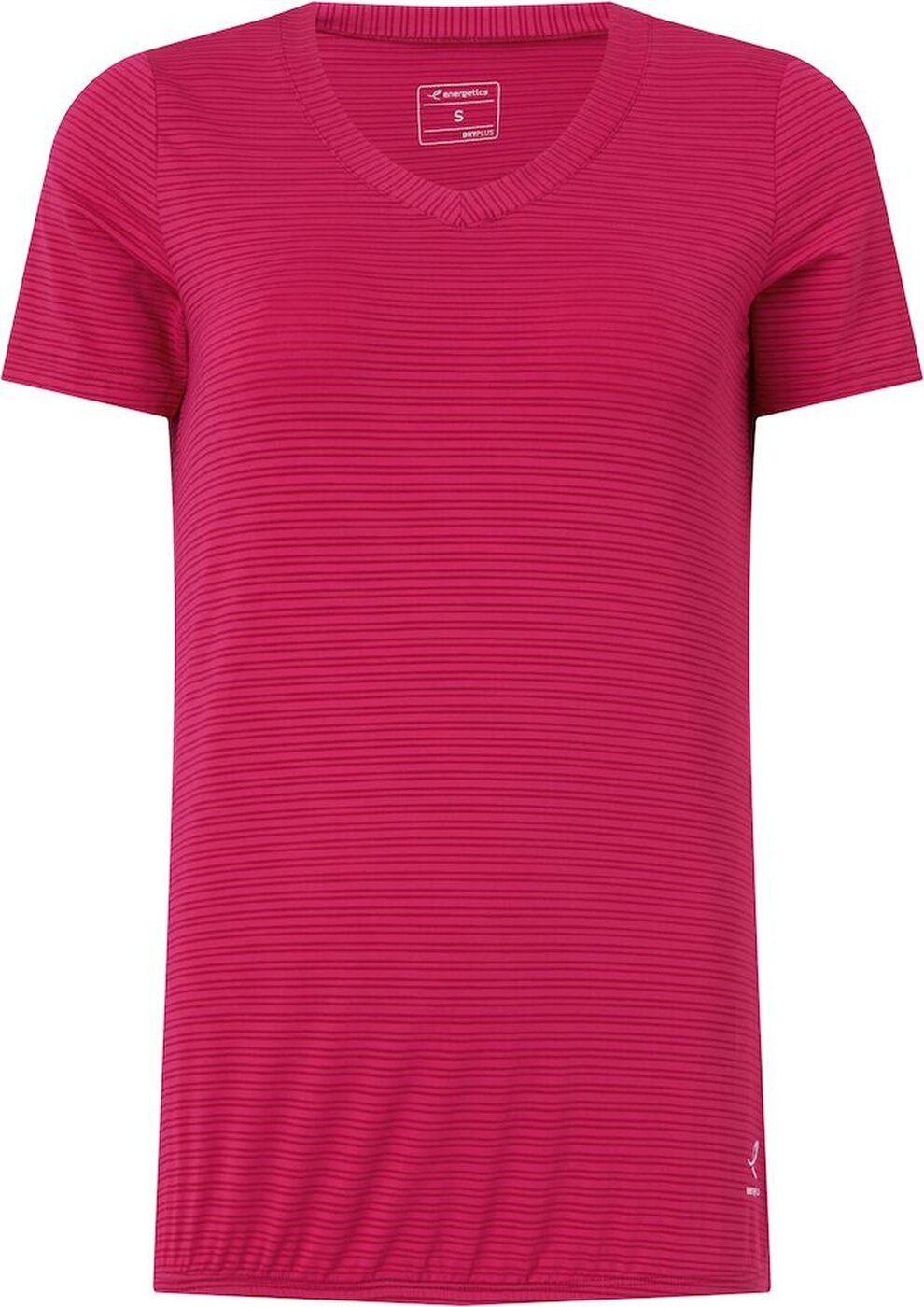 Neuestes Design Energetics Kurzarmshirt RED Da.-T-Shirt W WINE Ganja 288