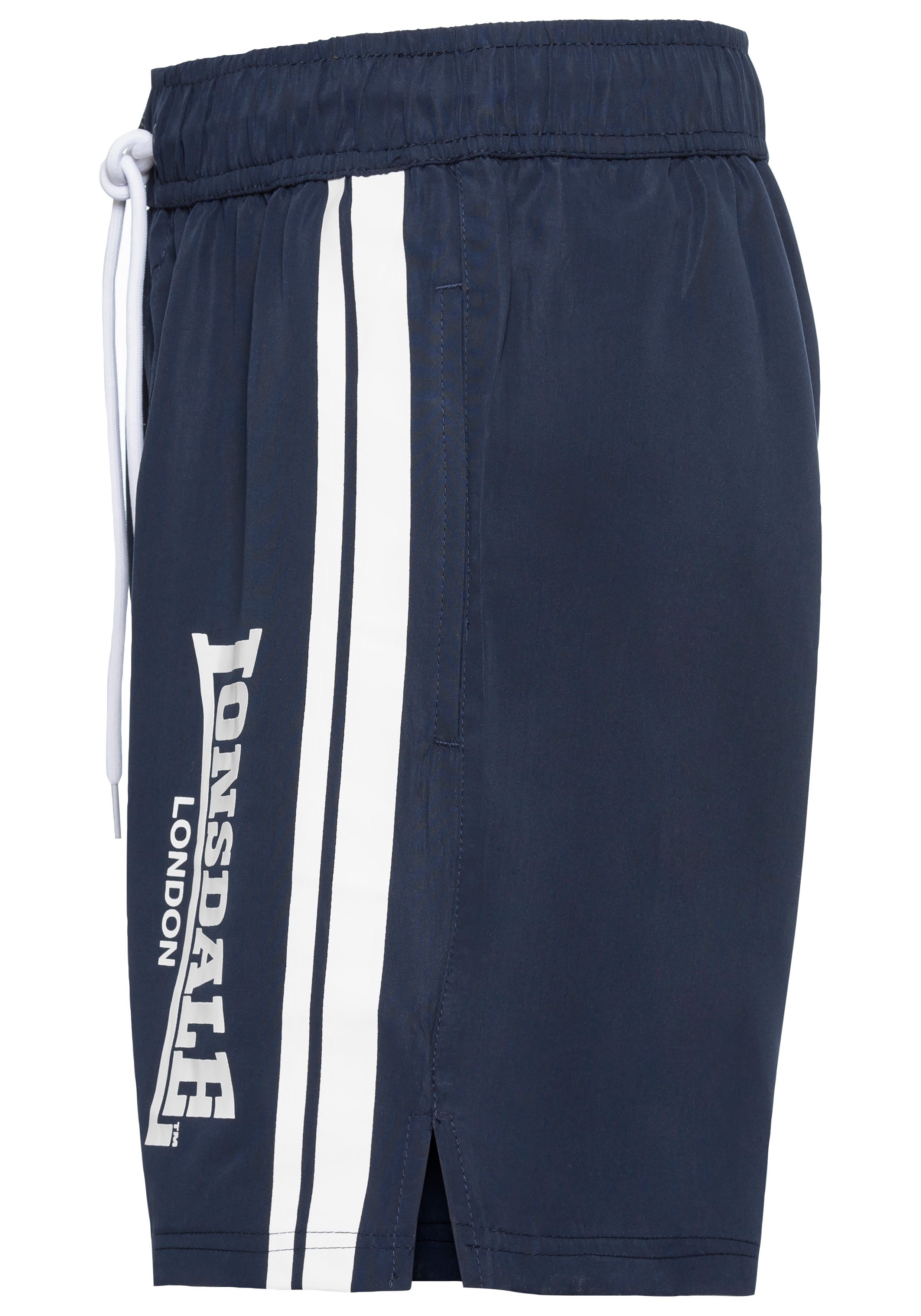 Lonsdale Shorts TAMESIDE Badeshorts mit elastischem Bund und Kordelzug
