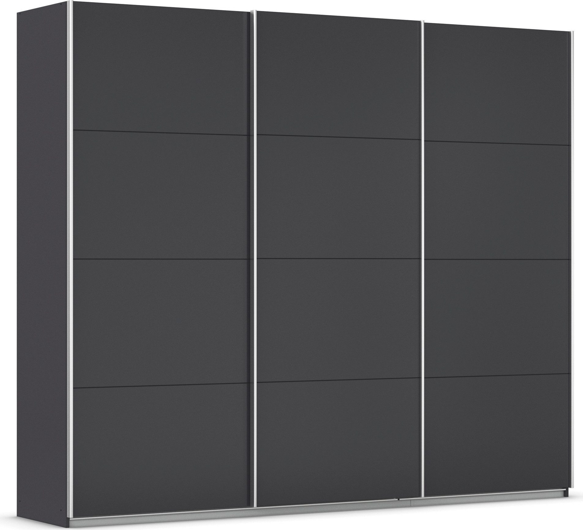 OTTO home Schwebetürenschrank Kleiderschrank Schrank Garderobe AGORDO mit Dekor- oder Hochglanzfront (Breiten 203/271/315/360 cm in drei Griff-Farben – NEU: Farbe SCHWARZ) durchdachte Innenausstattung, in 4 Breiten und 2 Höhen MADE IN GERMANY