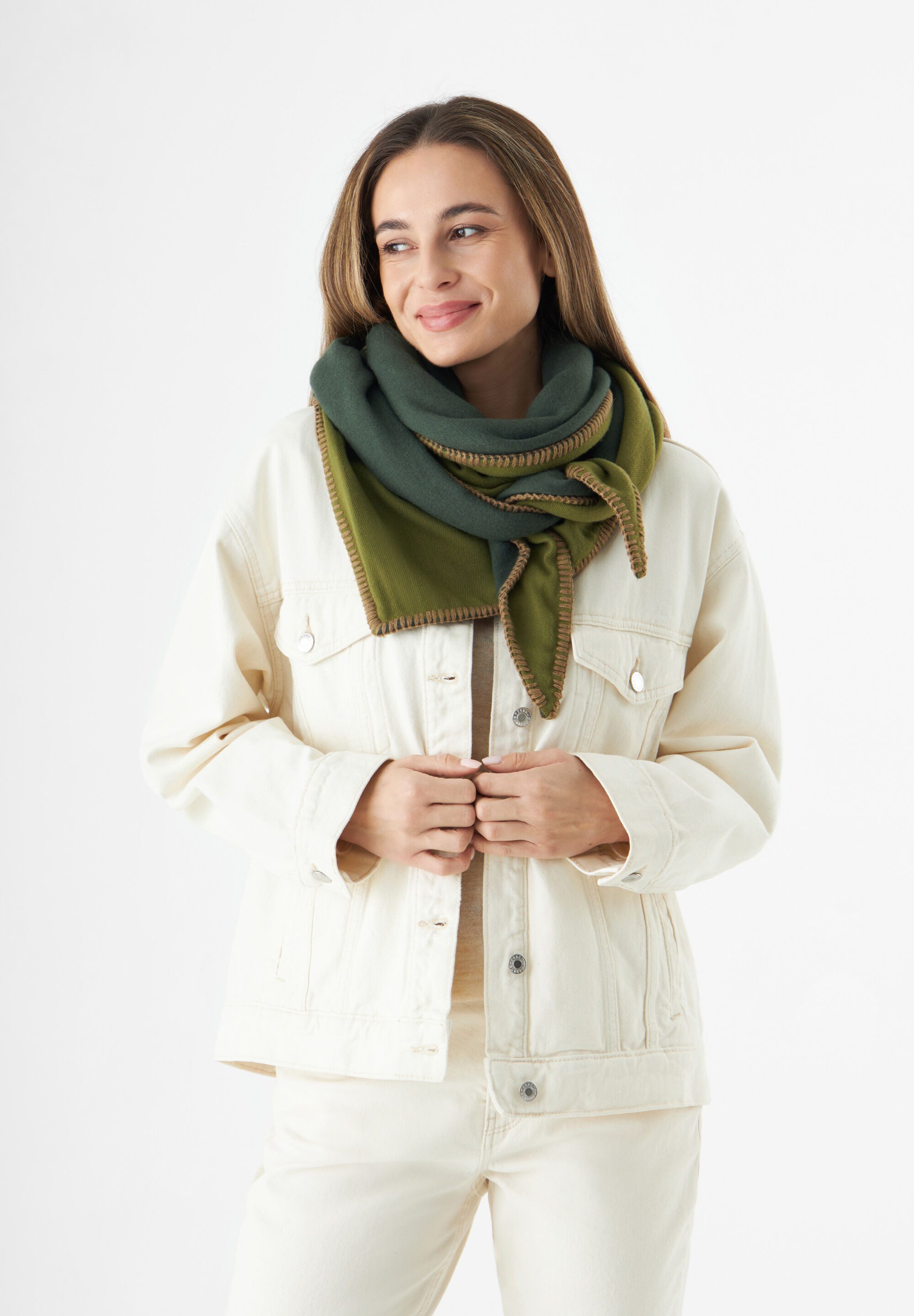 Codello Dreieckstuch, (1-St), mit Overlock-Stitching günstig online kaufen