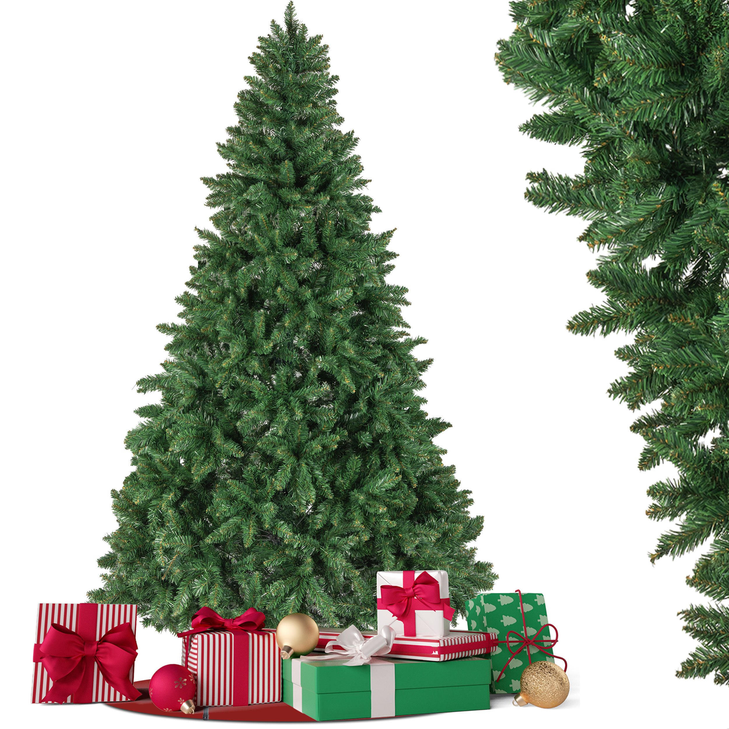 WHEELYOU Künstlicher Weihnachtsbaum mit beleuchtung mit Eisenfuß, aus PVC, günstig online kaufen