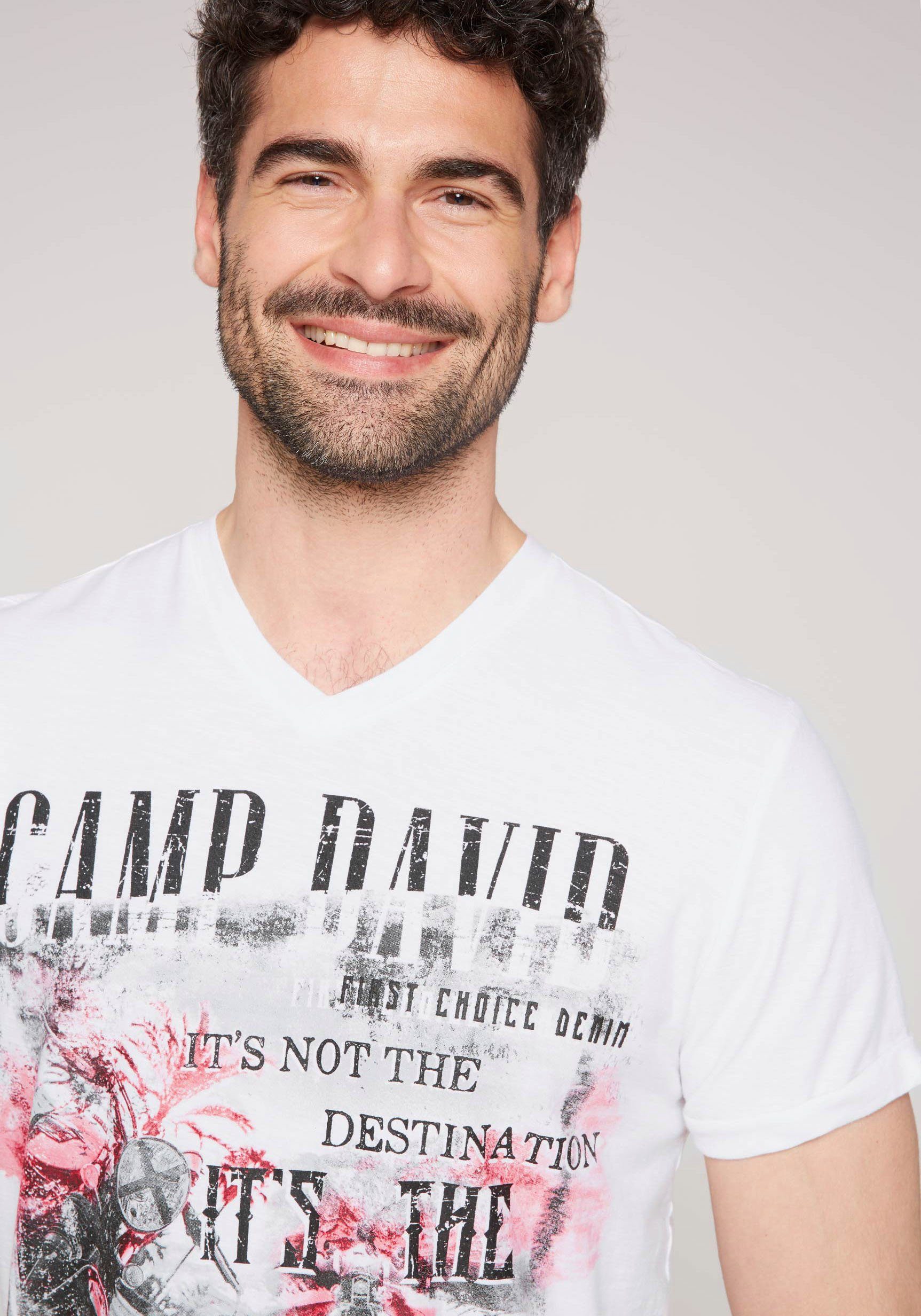 T-Shirt opticwhite CAMP DAVID
