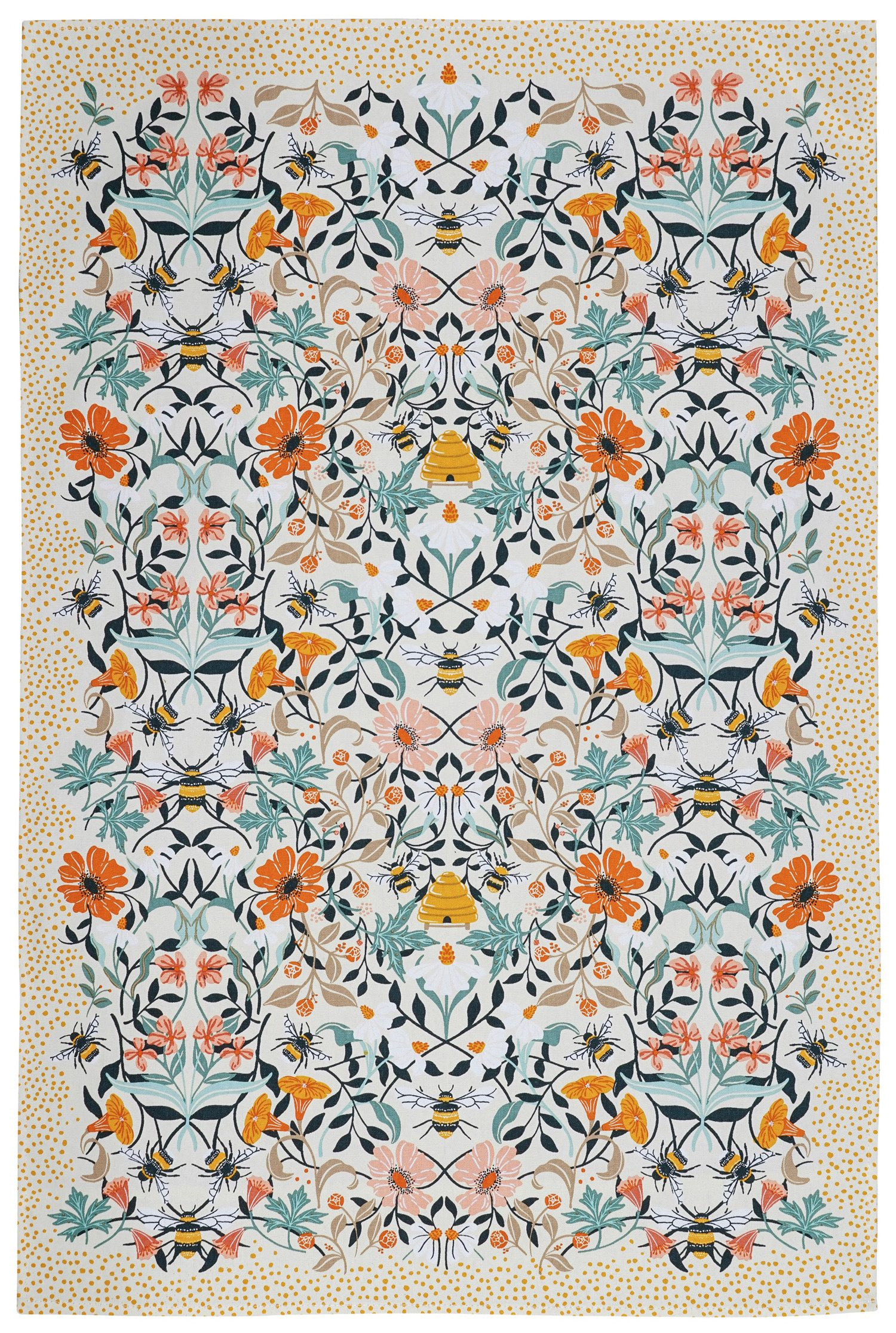 Ulster Weavers Geschirrtuch Bee Bloom, (1-tlg., 1-teilig), 100% Baumwolle 48x74cm Küchentuch