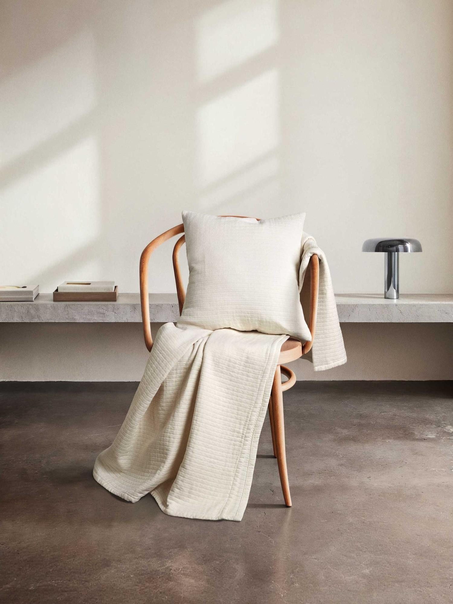 Plaid Viggo, Marc O'Polo Home, aus recyceltem Baumwoll-Mix mit Struktur