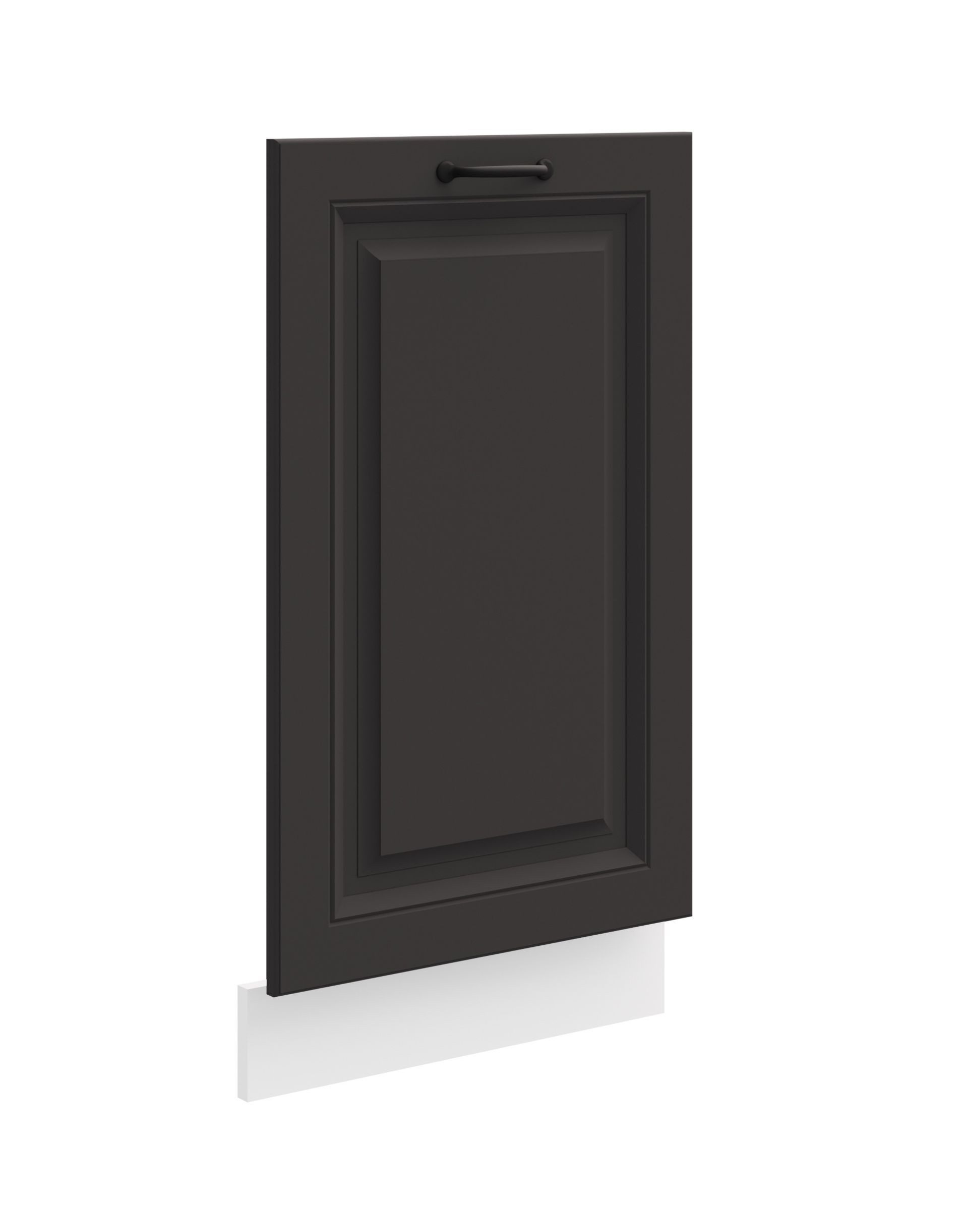 Küchen-Preisbombe Frontblende für vollintegrierten Geschirrspüler 45 cm Küche Stilo Grau Einbauküche (Frontblende Geschirrspüler vollintegriert), Landhaus