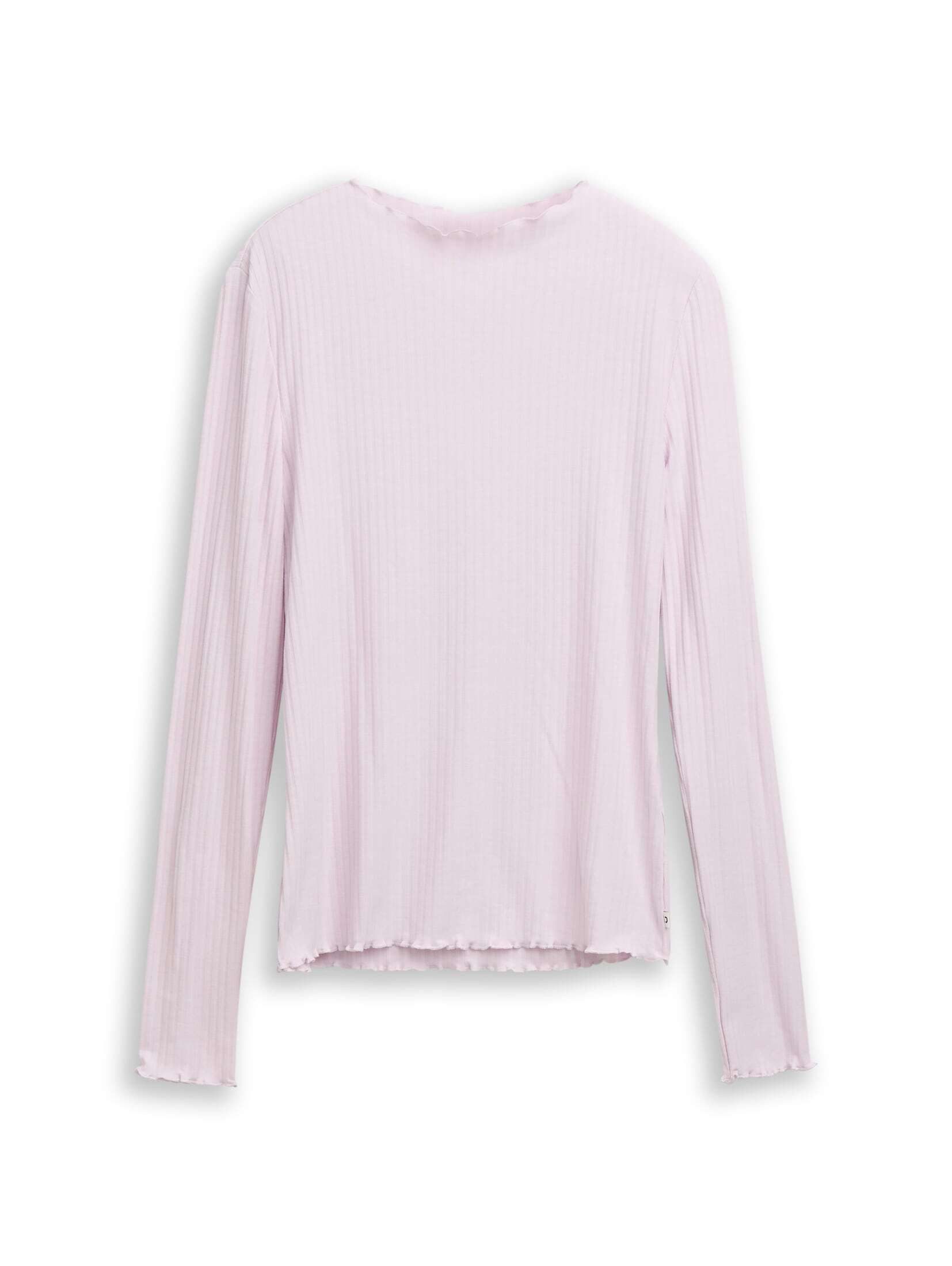 TOM TAILOR Denim Langarmshirt T-Shirt Ripp günstig online kaufen