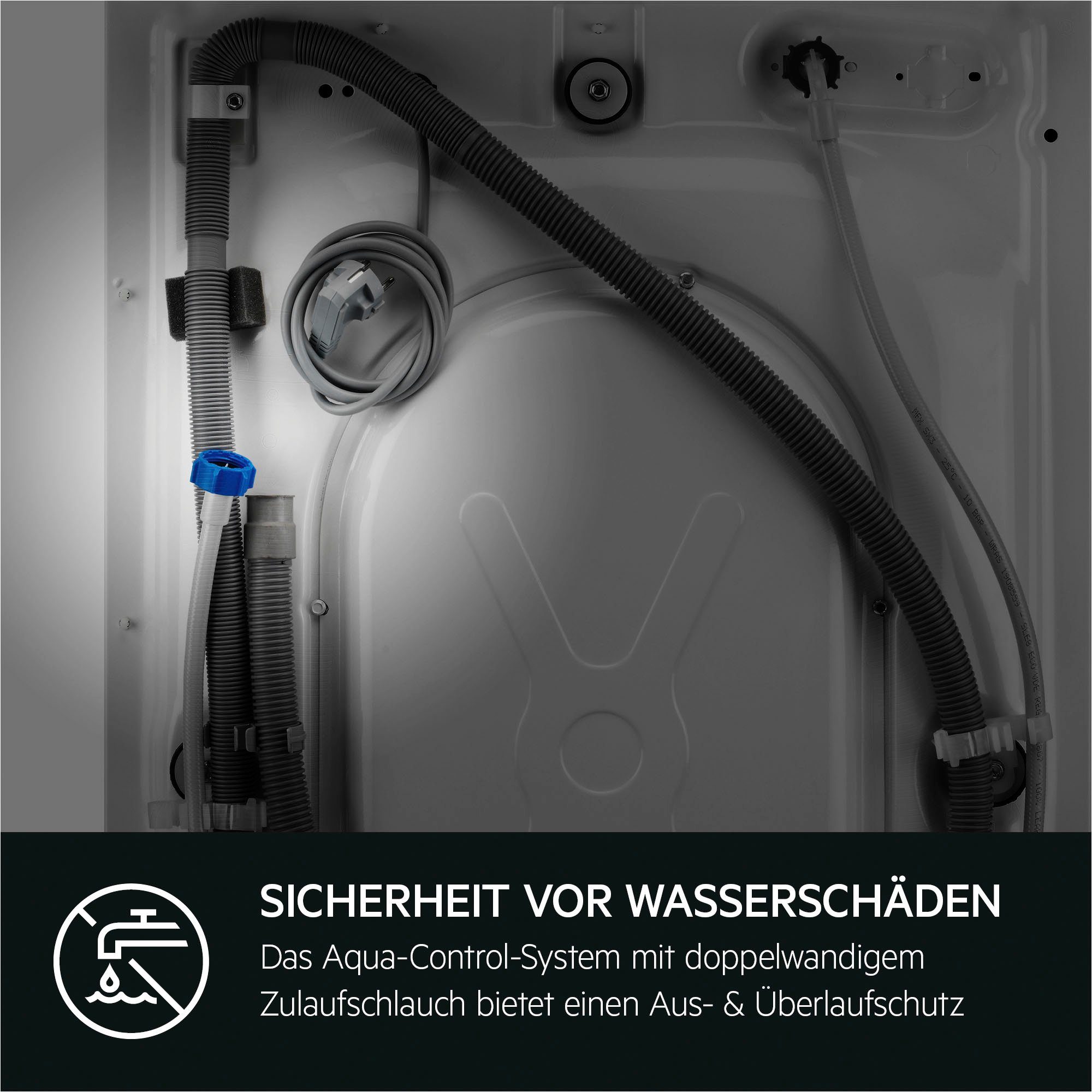 AEG Waschmaschine 6000 ProSense® L6FA48FL, 8 kg, 1400 U/min, Anti-Allergie-Programm: Entfernt zuverlässig Viren und Bakterien
