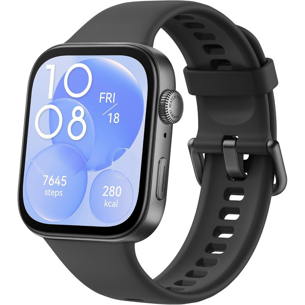 Huawei Fitness-Tracking Bis zu 10 Tage Akkulaufzeit Bluetooth Anruf Funktion Smartwatch (1,82 Zoll, Android iOS), Ultraflache Herren's Damen's uhr mit AMOLED-Display Fitnessfunktionen