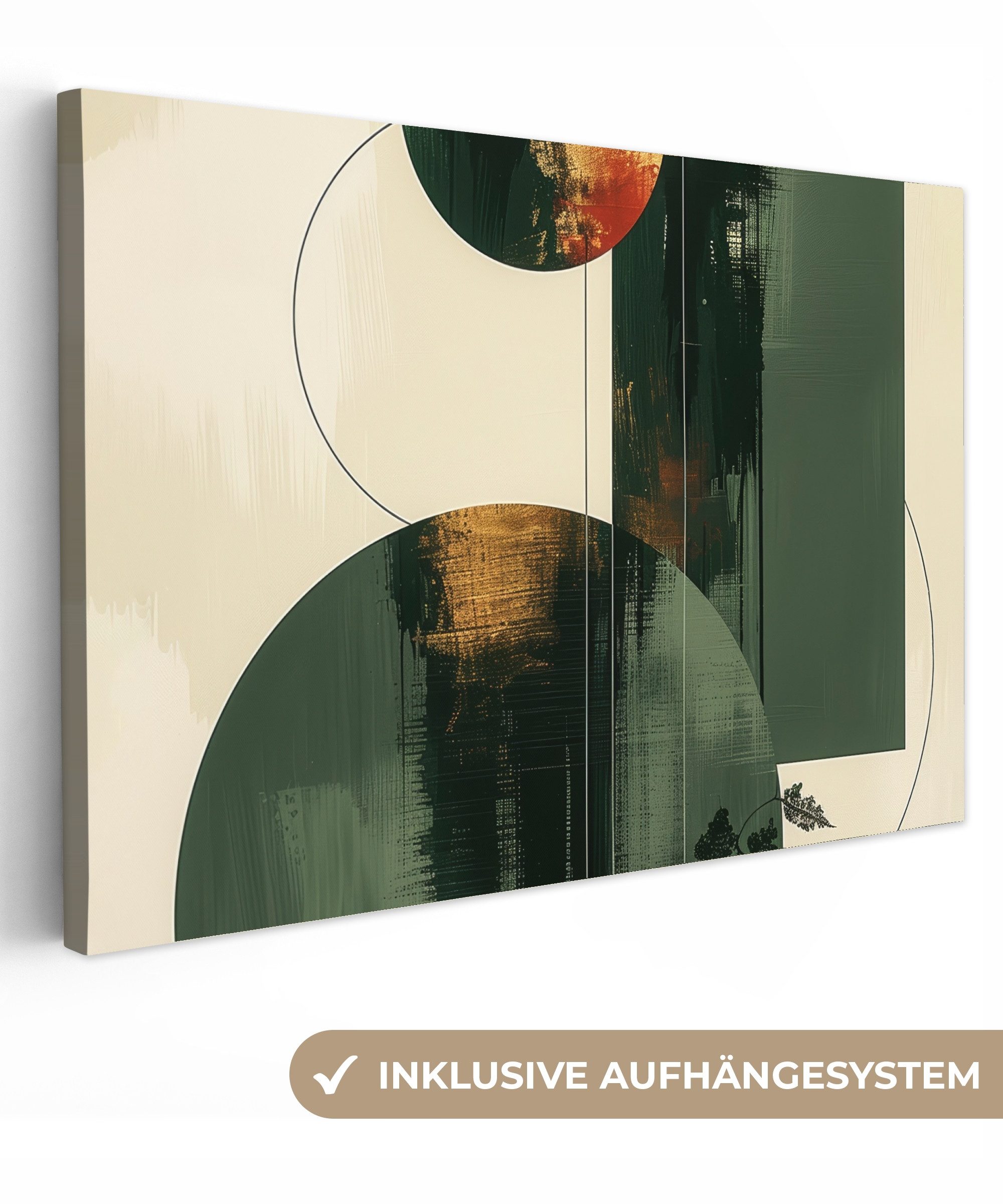 OneMillionCanvasses® Leinwandbild Kunst - Kreise - Modern - Abstrakt, Fotod günstig online kaufen