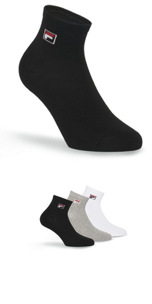 Fila Kurzsocken UNISEX QUARTER PLAIN SOCKS günstig online kaufen