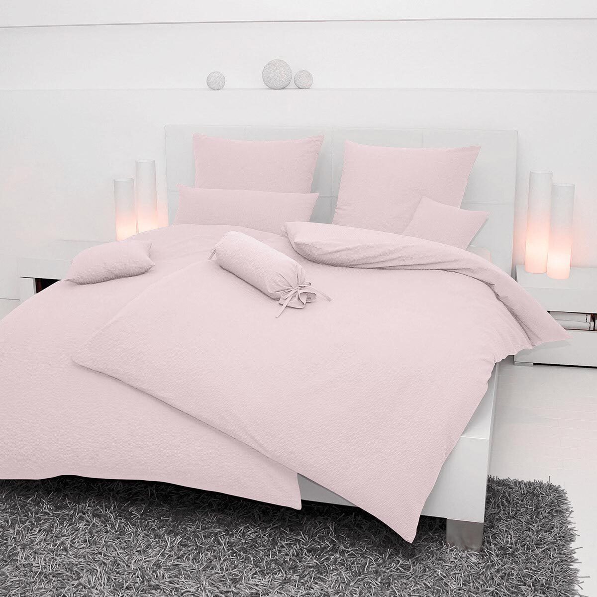 Janine Bettwäsche, Seersucker, 2 teilig günstig online kaufen