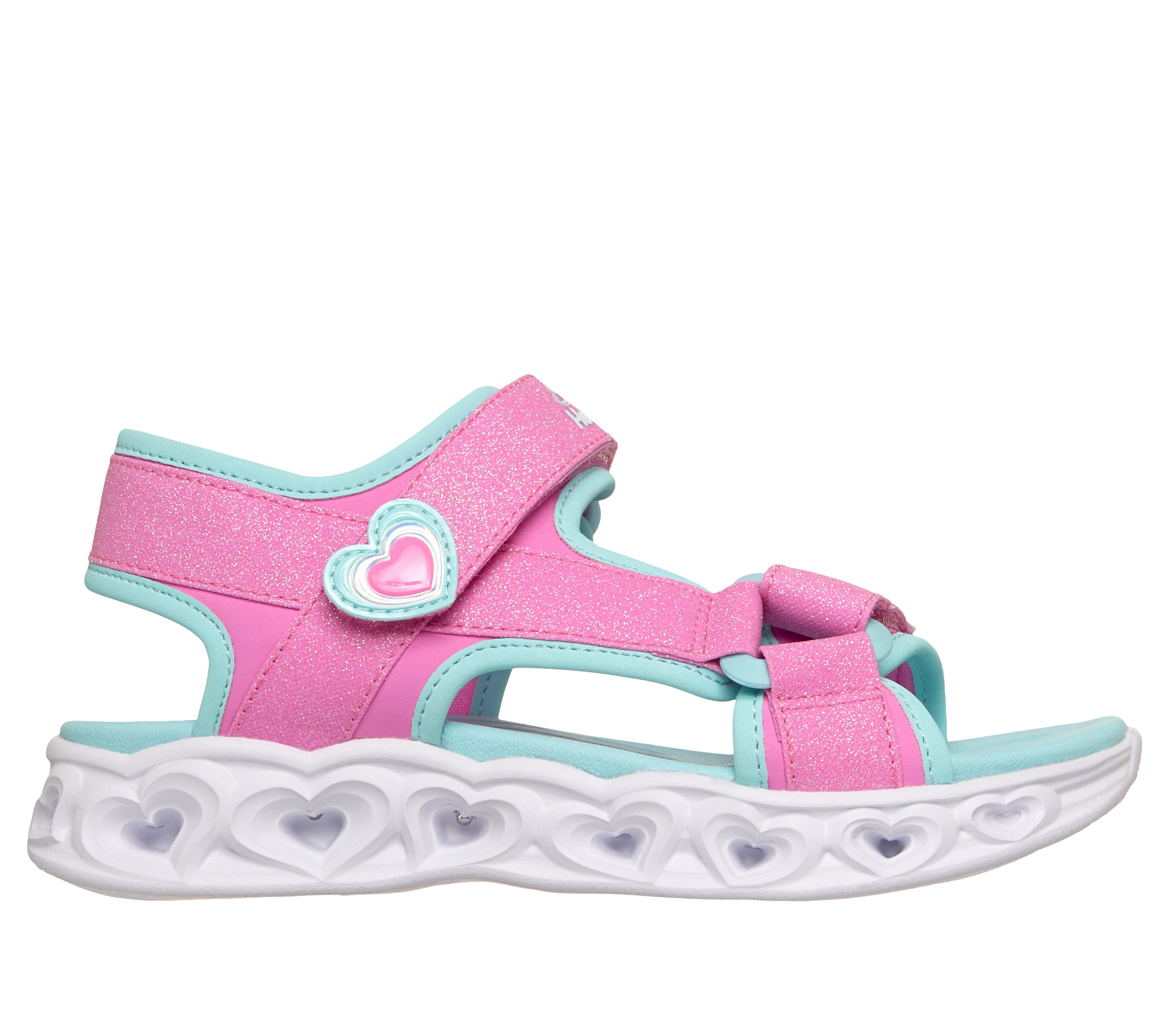 Skechers HEART LIGHTS SANDALS Sandale Sommerschuh mit Klettverschluss, Größenschablone zum Download – Bild 5 von 5