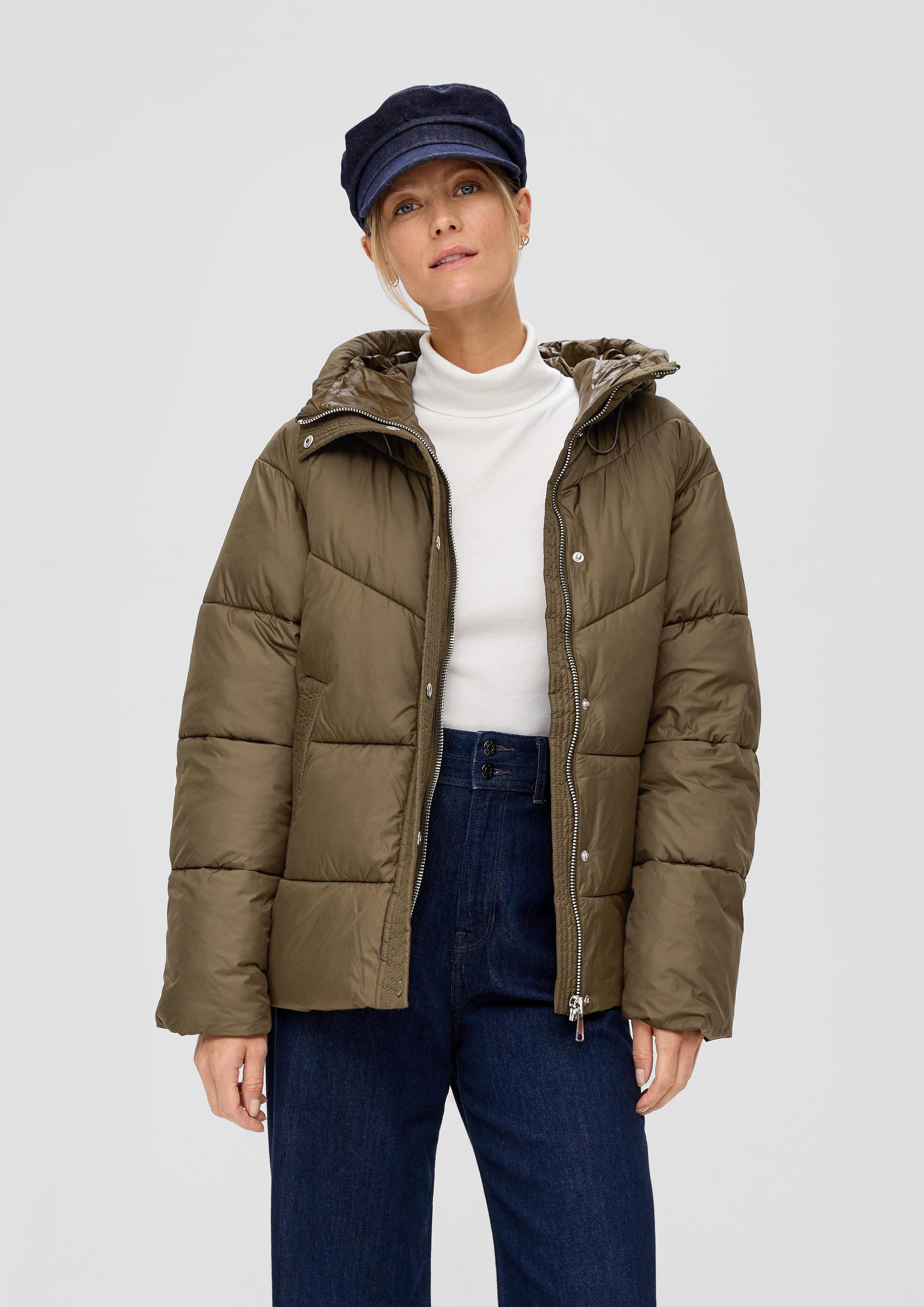 s.Oliver Winterjacke Outdoor-Jacke Warm wattierte Pufferjacket günstig online kaufen