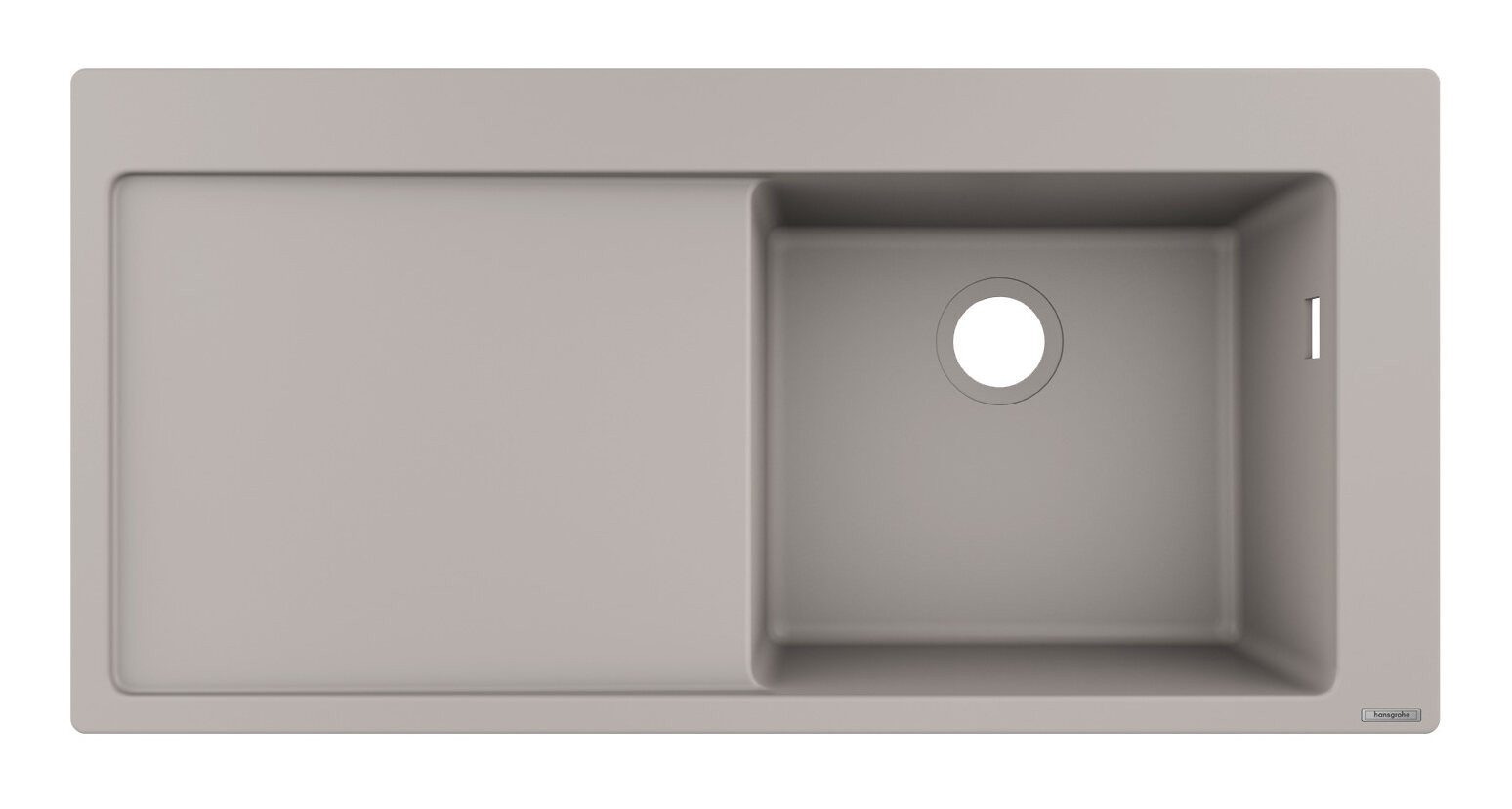 hansgrohe Küchenspüle S51, Einbauspüle S514-F450 mit Abtropffläche links