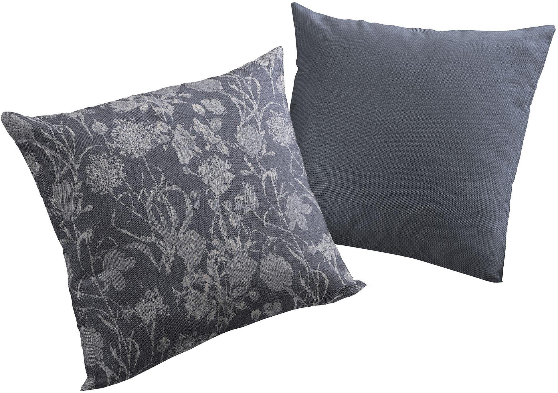 Adam Декоративные подушки Flower Cuveé Light, mit Blumenmuster, Wendekissenhülle ohne Füllung, 1 Stück