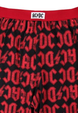 Recovered Loungepants Loungepant - AC/DC Distressed Logo Black