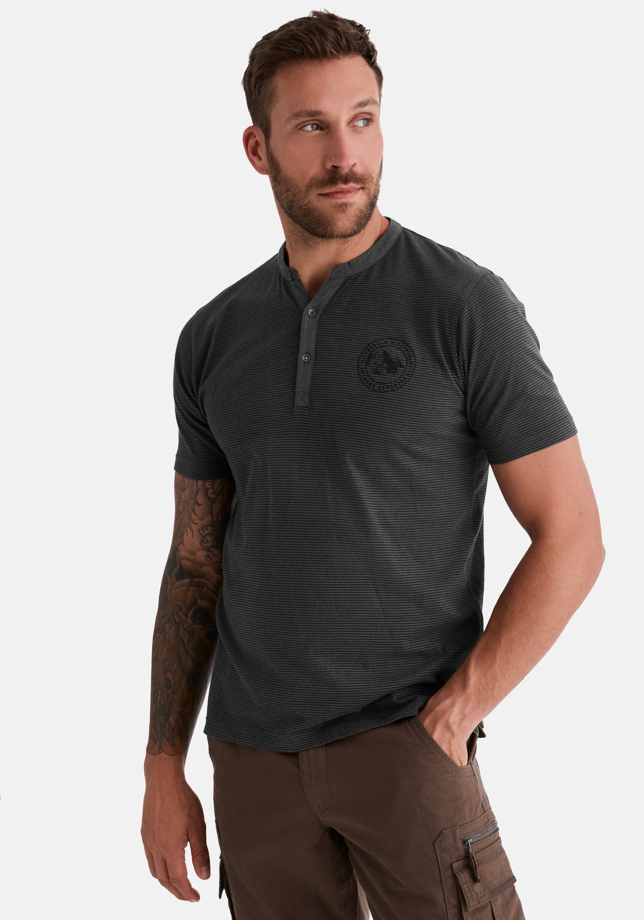 HERO by John Medoox Henleyshirt HENRY Henley-Shirt HERO by John Medoox HENR günstig online kaufen