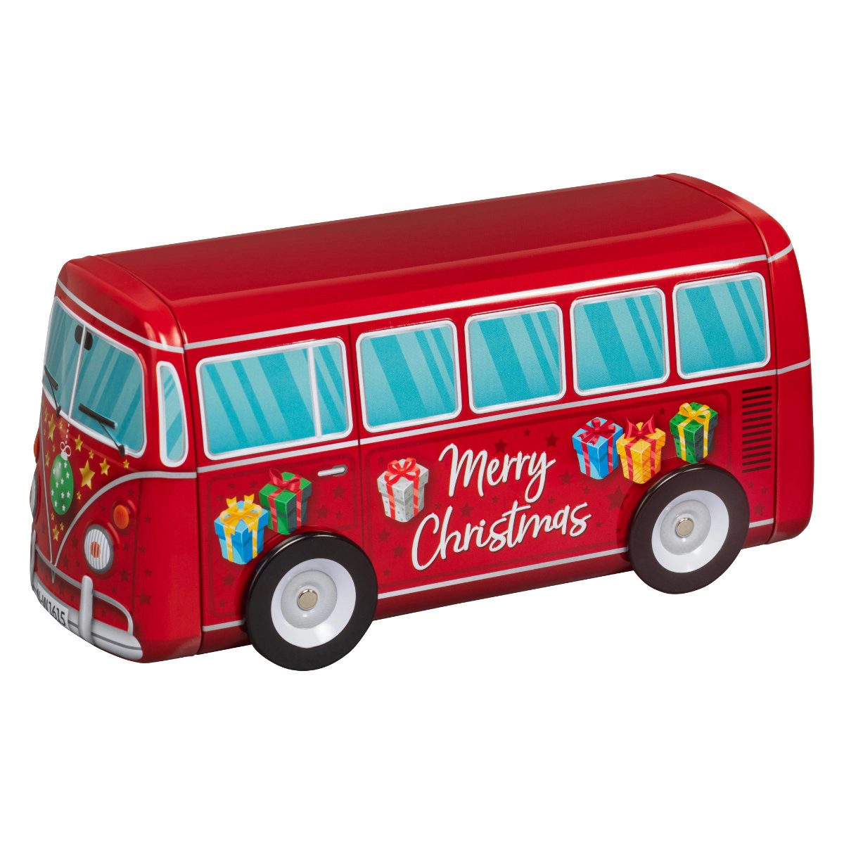 Wicklein Süßigkeit, Wicklein Nürnberger Lebkuchen in Merry Christmas Bus Dose 300g
