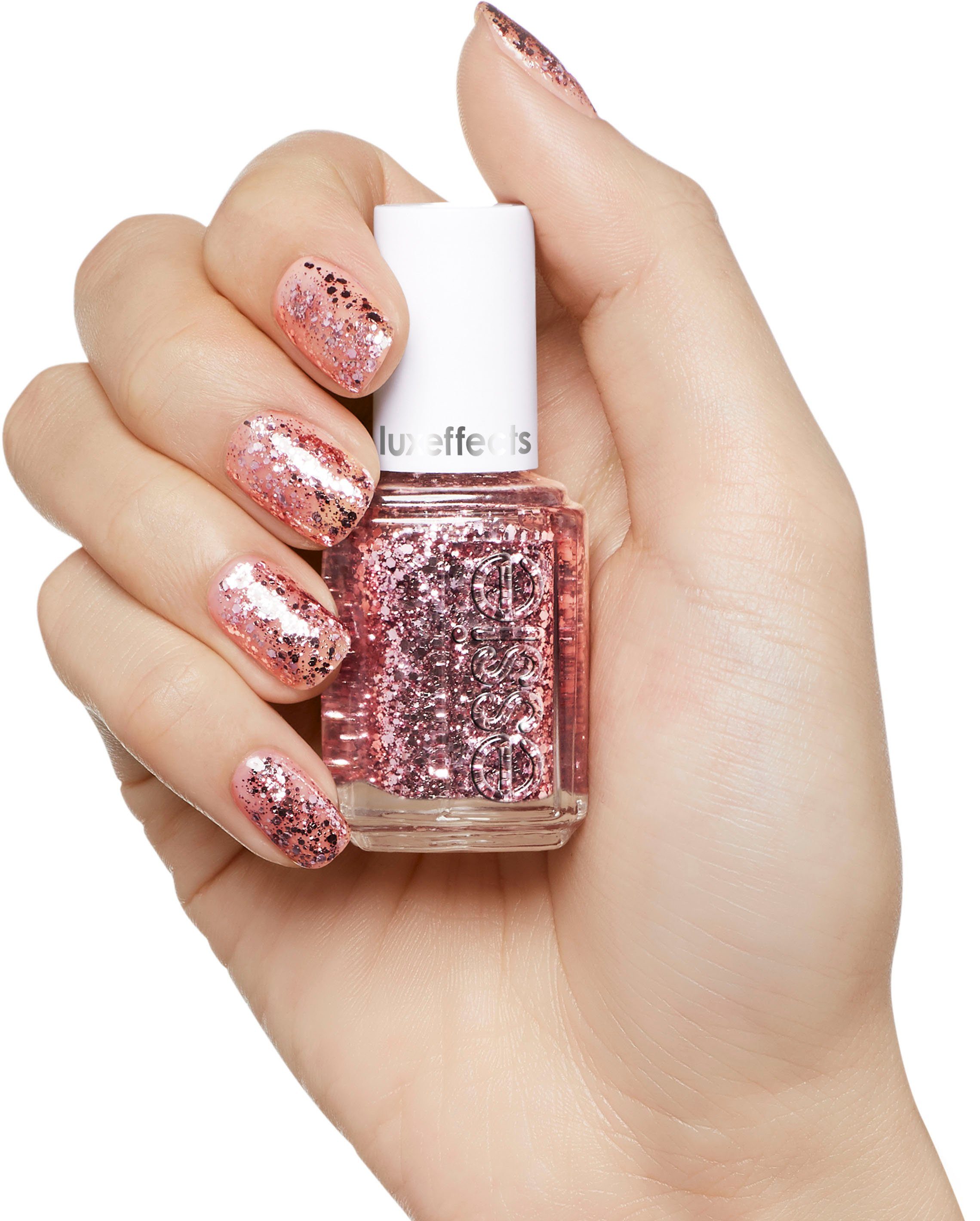 essie Überlack LUXE-EFFEKT, mit fantastischen Glitzer- und Pailletteneffekten