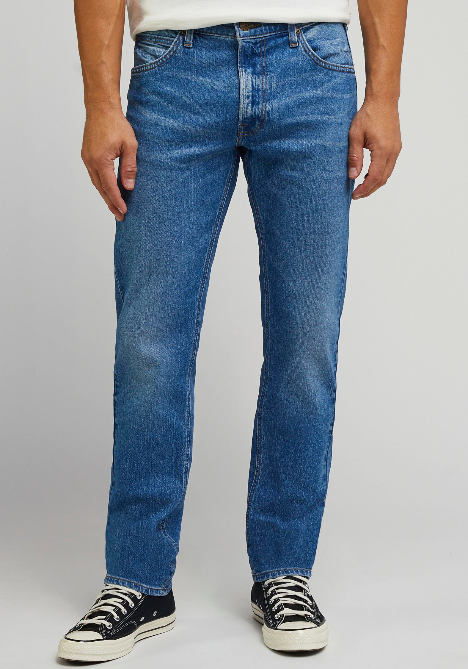 DAREN ZIP FLY indigo Lee® vintage Regular-fit-Jeans