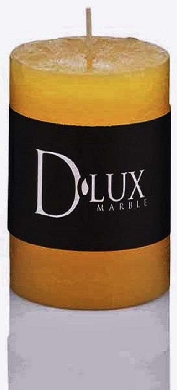 Wiedemann Stumpenkerze STUMPENKERZE 90x58mm MARBLE. Rustik, durchgefärbt