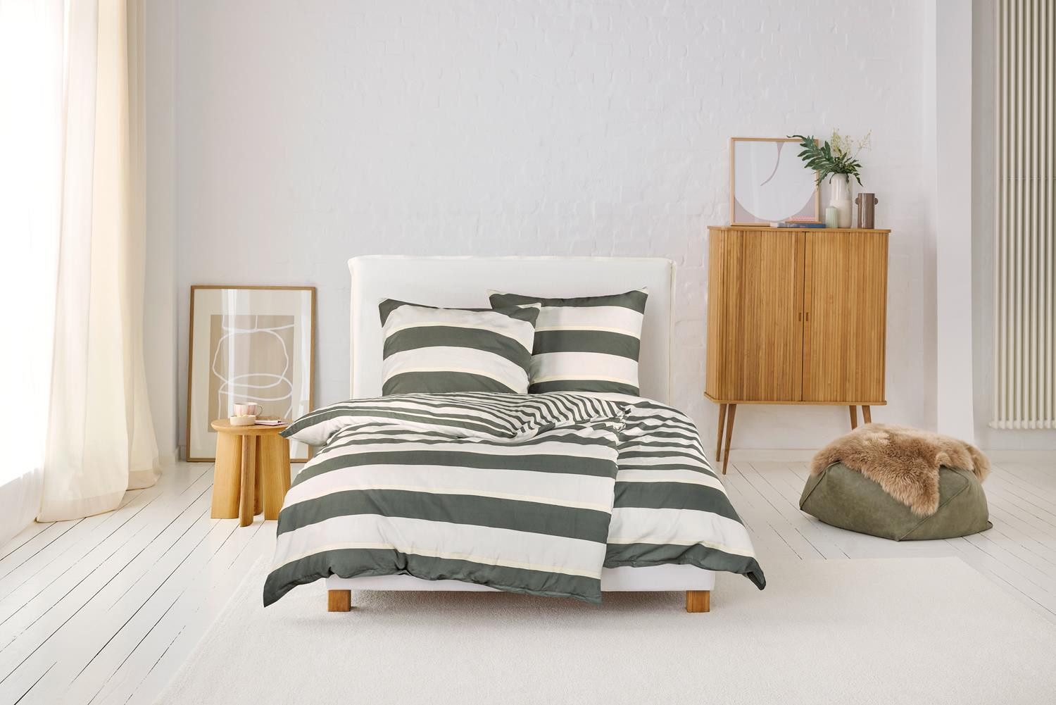 Esprit Wendebettwäsche Bettwäsche mit 80x80 Kissenbezug, günstig online kaufen