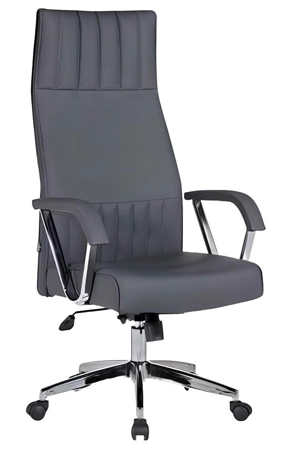 JVmoebel Bürostuhl Luxus Drehstuhl in Grau mit verstellbarer Höhe und Drehfunktion (1 St), Made in Europa