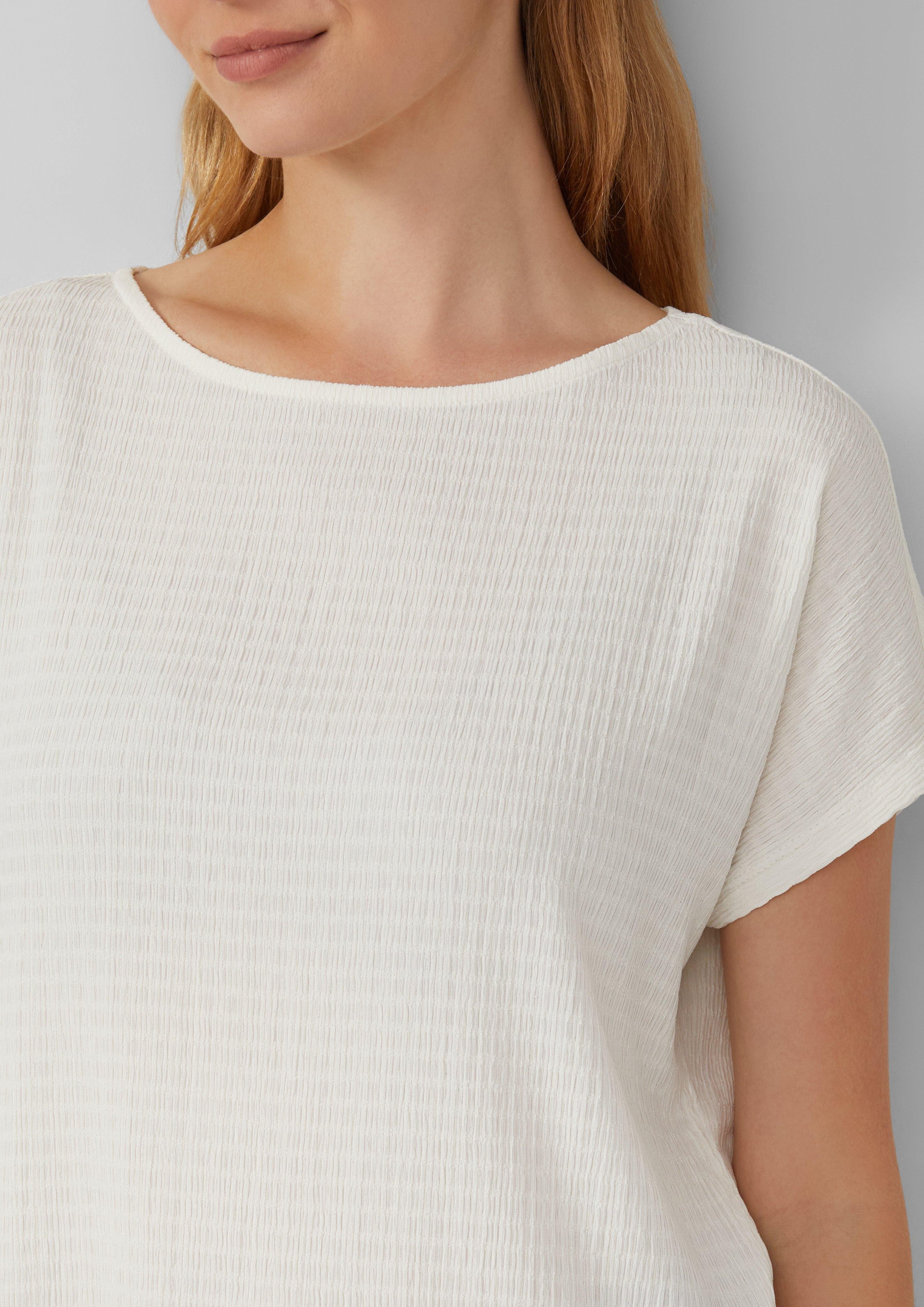 s.Oliver Shirttop Strukturiertes T-Shirt im Relaxed günstig online kaufen