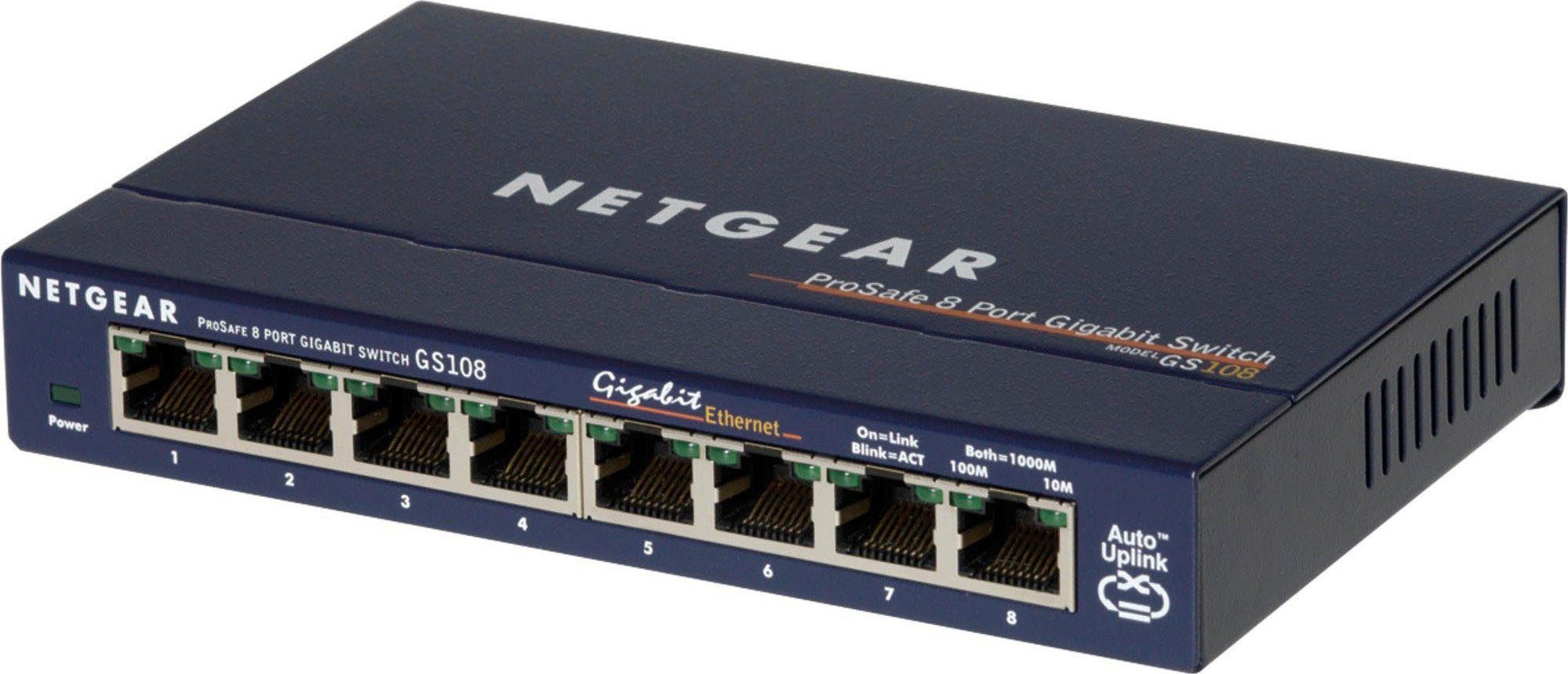 NETGEAR GS108GE Netzwerk-Switch