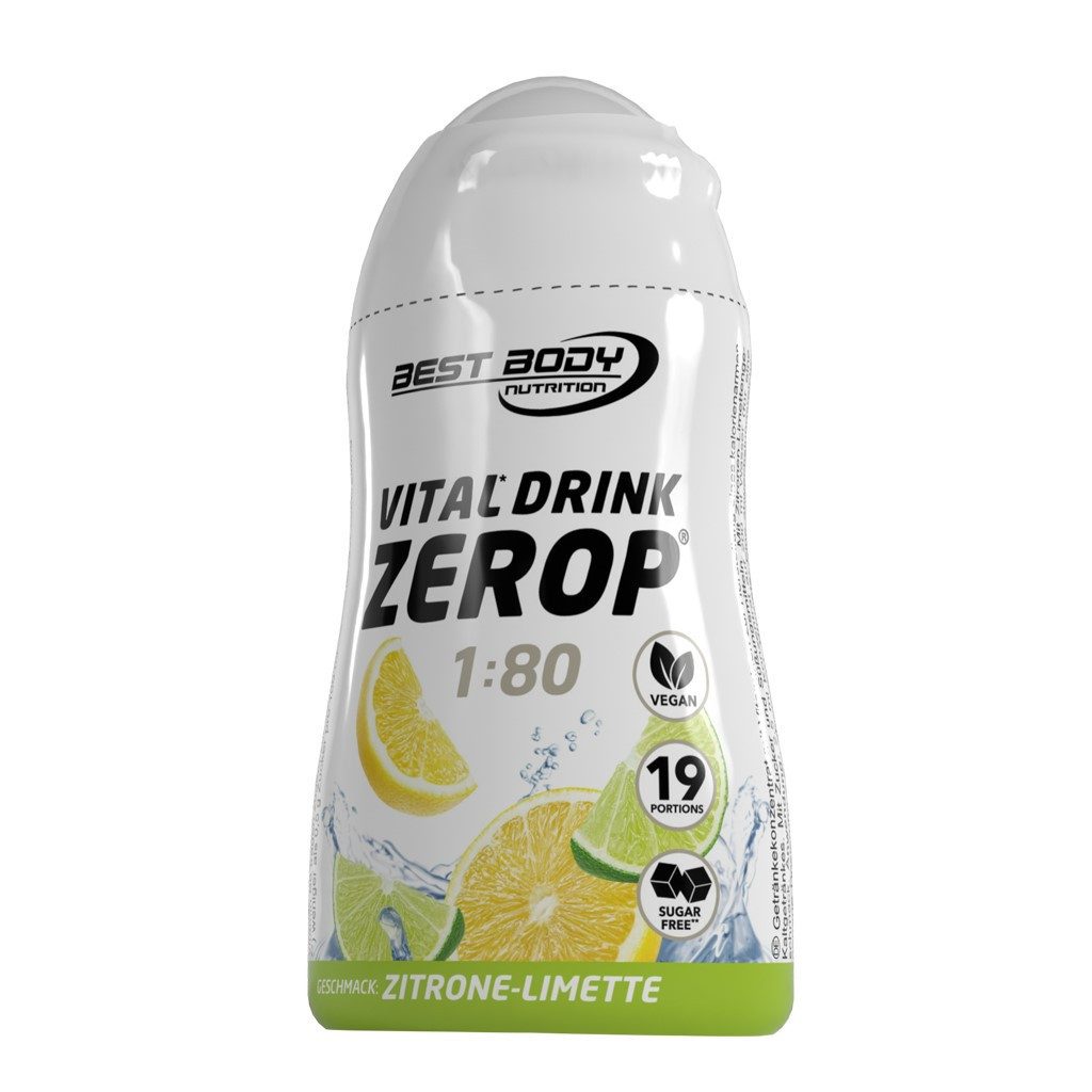 Best Body Nutrition Vital Drink Zerop - 48 ml Squeeze Flasche Flüssigkeit, Getränk