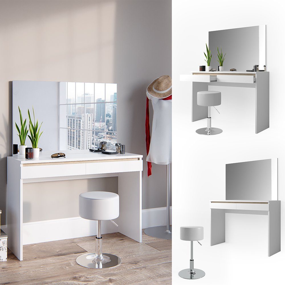 Vicco Schminktisch Emma, Weiß, 120 cm günstig online kaufen