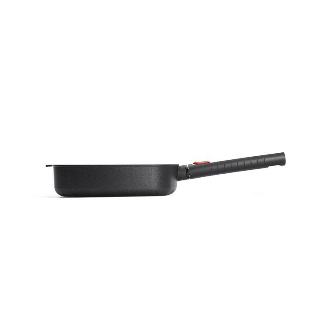 WOLL Bratpfanne Viereckpfanne ECO Logic QXR (PFAS-FREE), Aluminium (1-tlg., abnehmbarer Stielgriff), Induktionsgeeignet