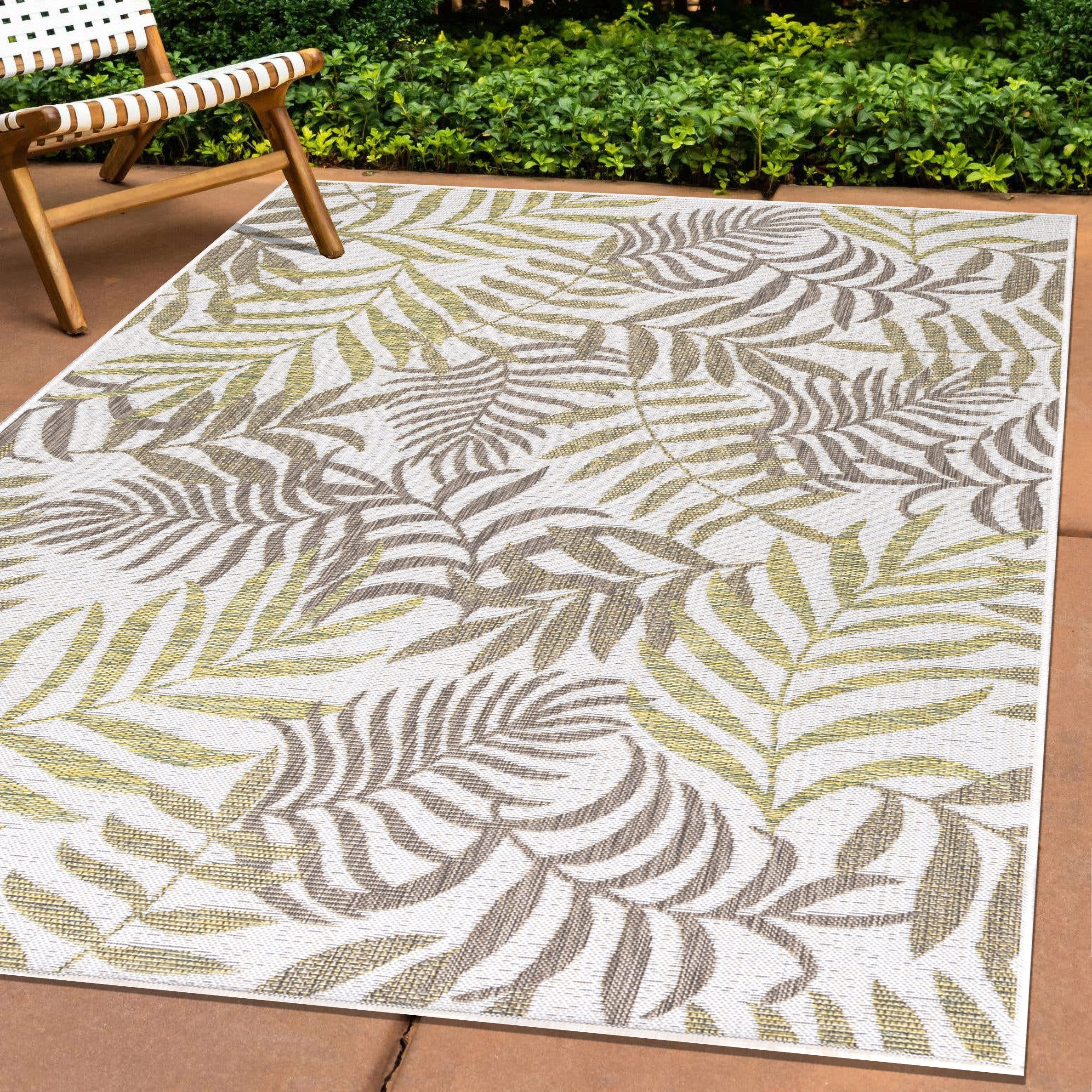 Carpettex Outdoorteppich Palmen Design, Läufer, Höhe: günstig online kaufen