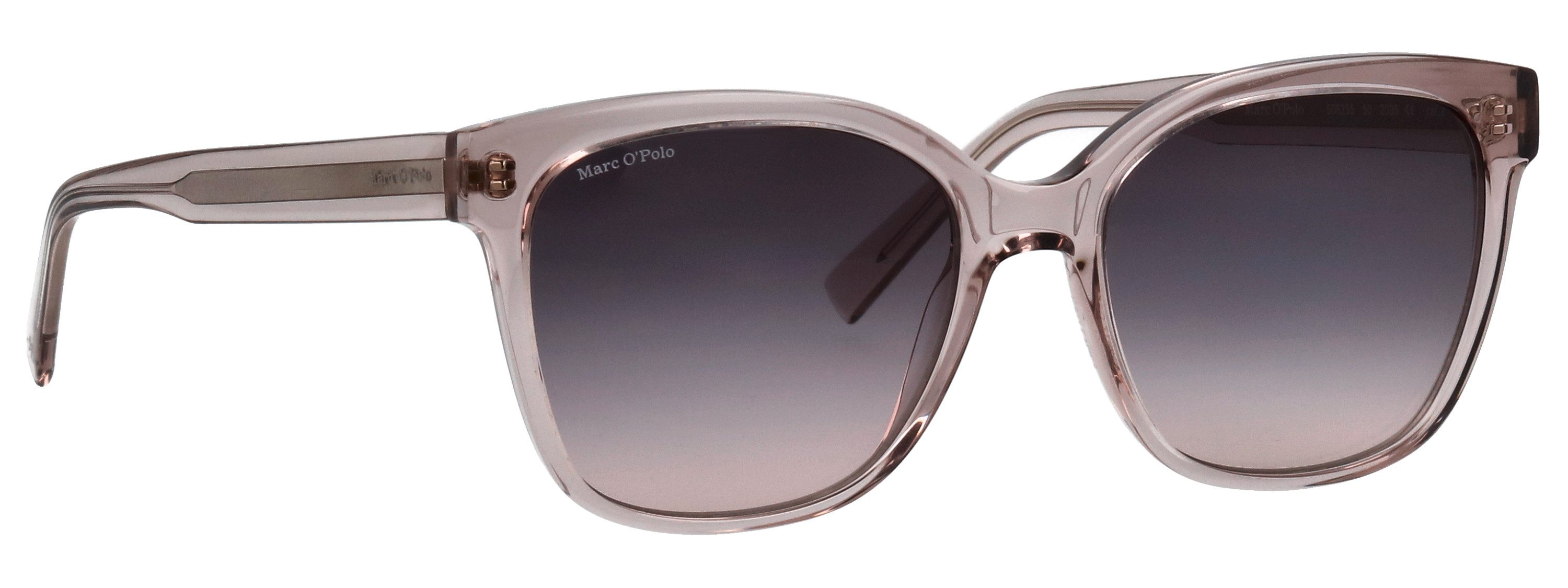Marc O'Polo Sonnenbrille Modell 506235 Form Butterfly, Logoschriftzug auf Bügel, Kunststofffassung