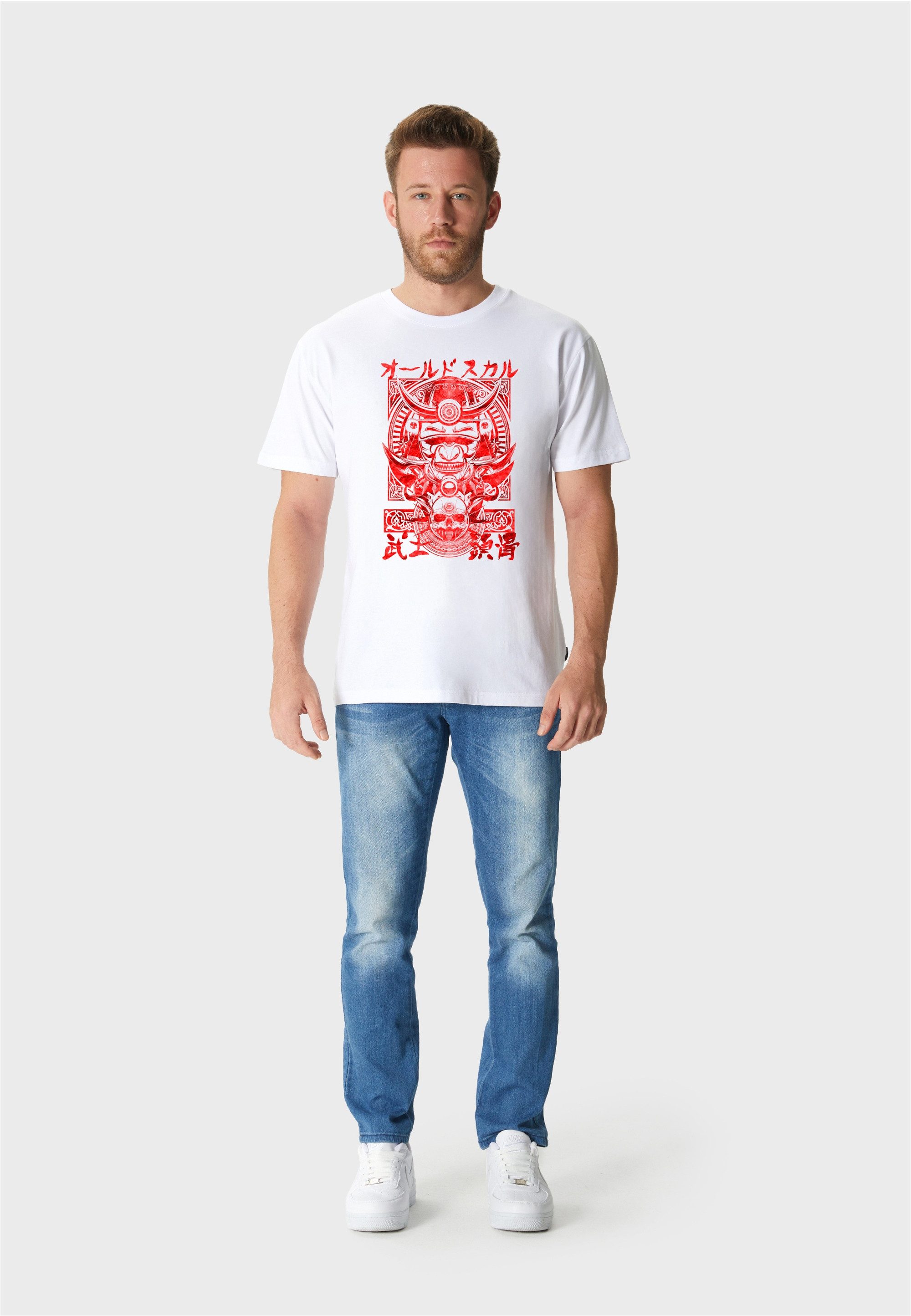 Oldskull T-Shirt Asian Samurai (1-tlg) mit günstig online kaufen