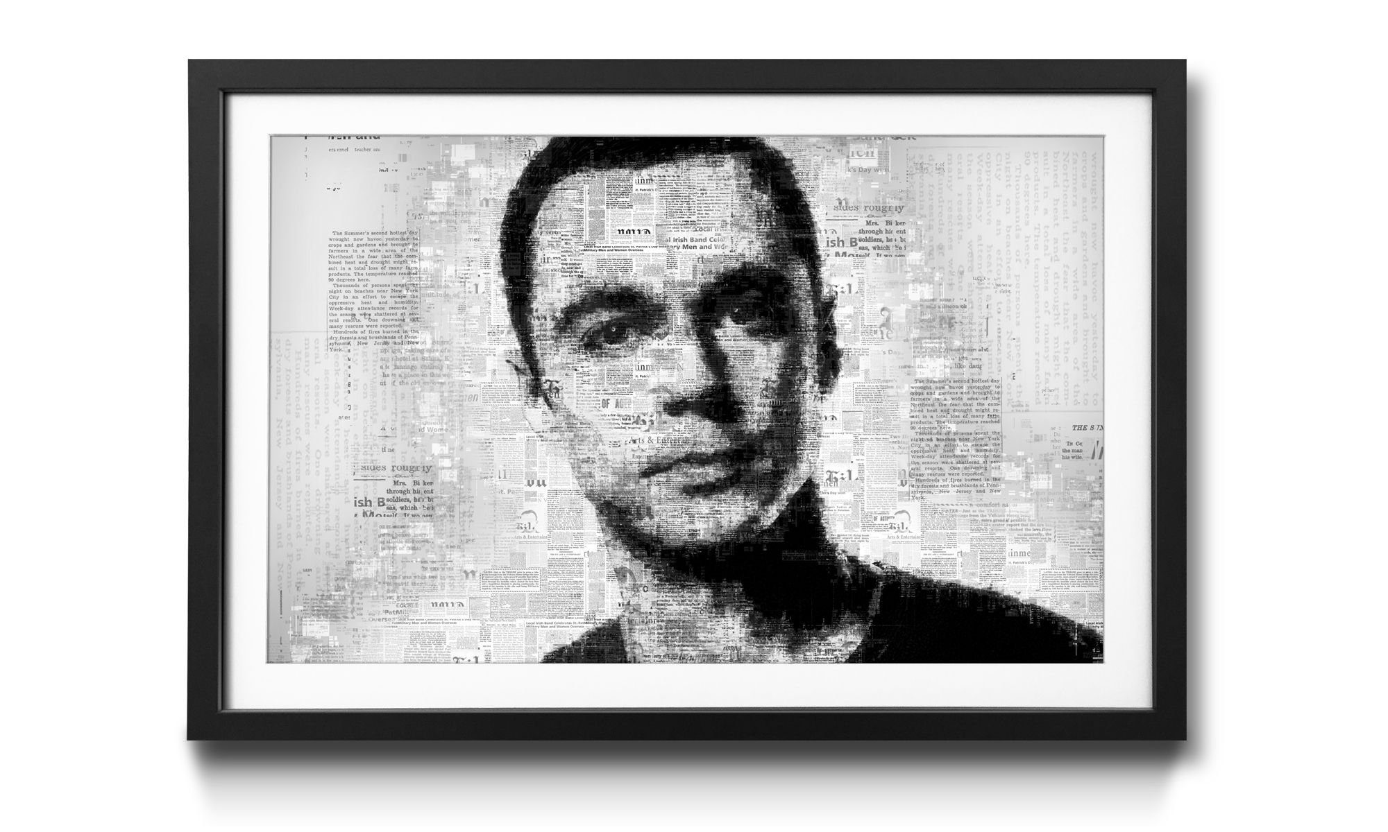 WandbilderXXL Bild mit Rahmen Jim P., Schauspieler, Wandbild, in 4 Größen erhältlich