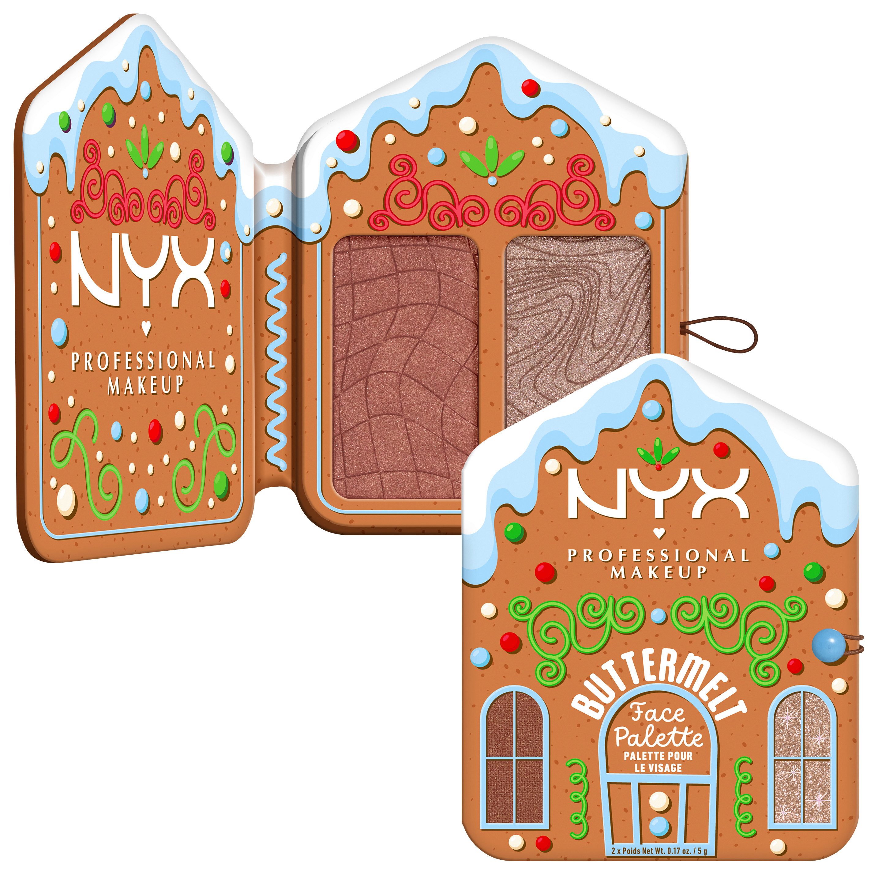 NYX PROFESSIONAL MAKEUP Make-up Set BUTTERMELT FACE PALETTE