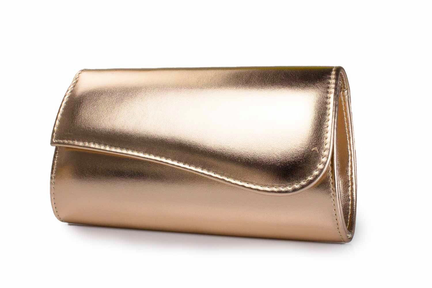 White Lady Clutch Juliette - Metallic Handtasche