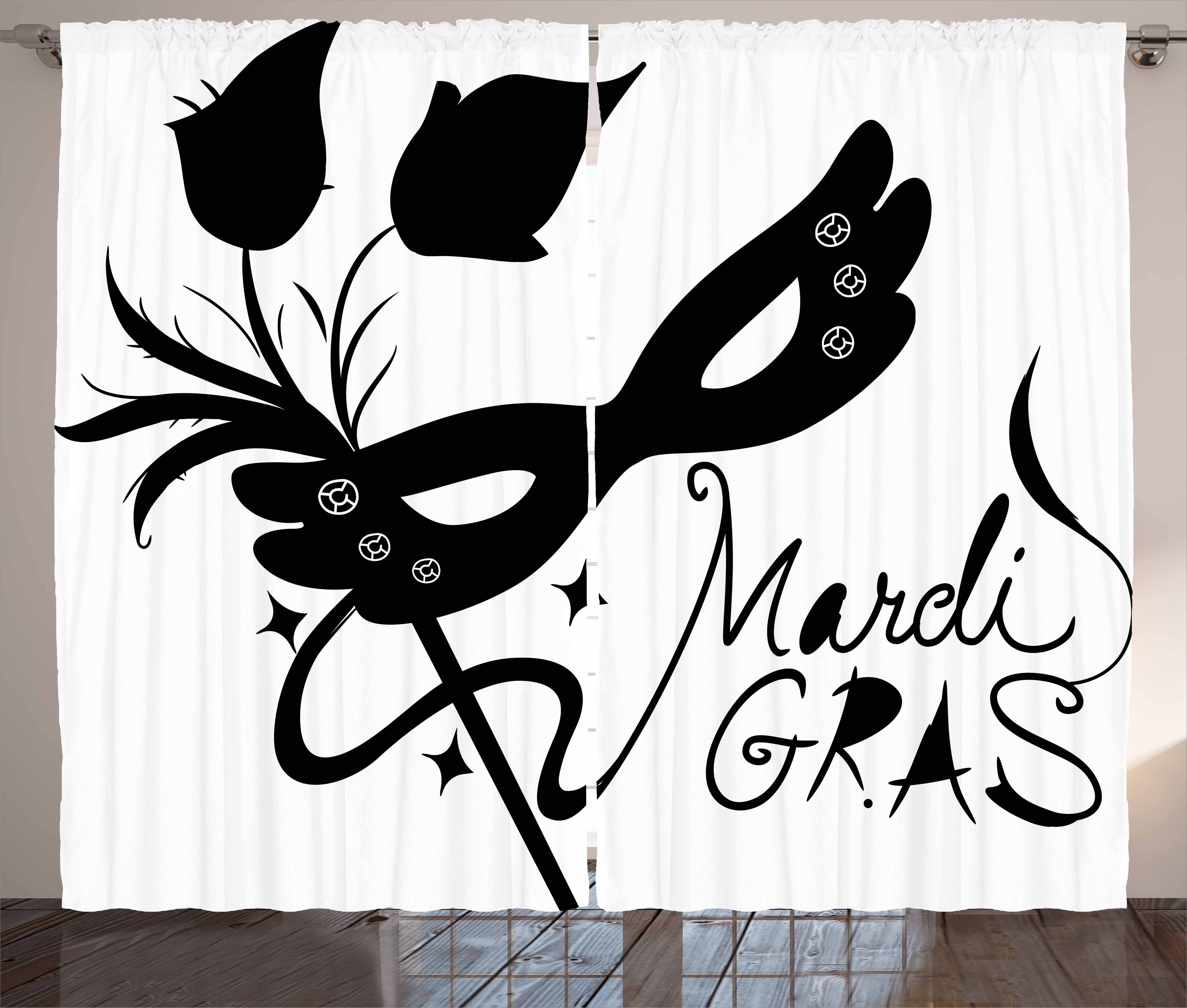 Maske Kräuselband und Blumen Haken, Klassische Schlafzimmer Vorhang Schlaufen mit Abakuhaus, Gardine Karneval