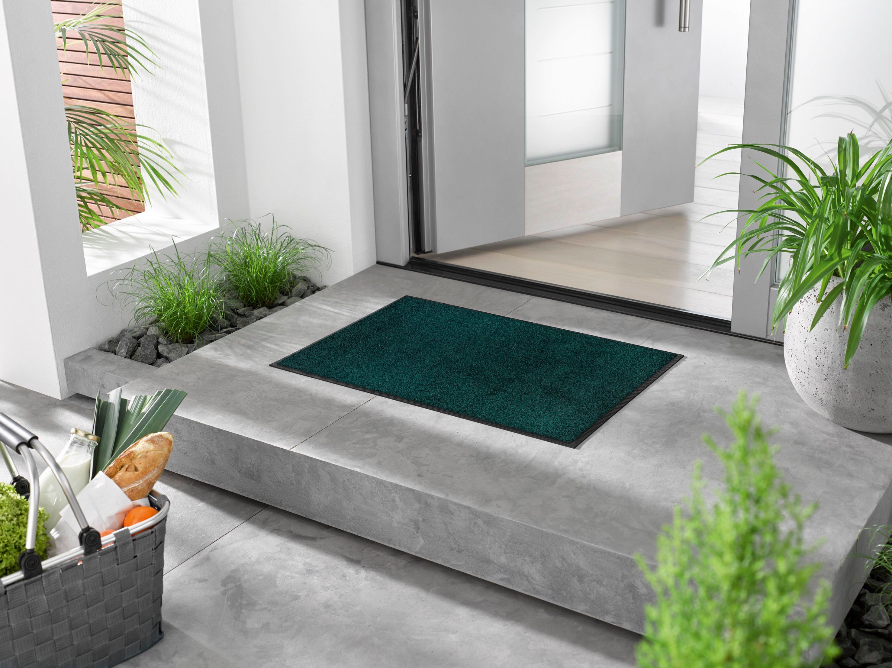 wash+dry by Kleen-Tex Fußmatte Trend Uni, Schmutzfangmatte, waschbar, recht günstig online kaufen