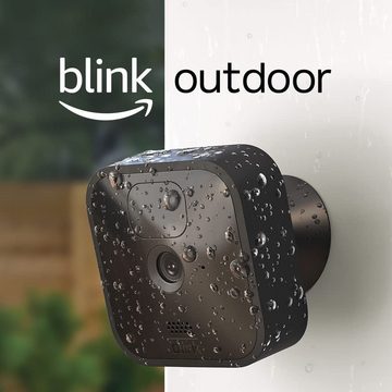 Amazon Blink Outdoor 3x kabellose witterungsbeständige 1080p Überwachungskamera (Außenbereich, Innenbereich)