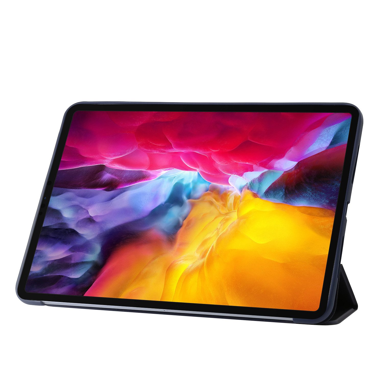 CLM-Tech Tablet-Hülle für Xiaomi Redmi Pad 2 Pro 12.1 Zoll 2025 12,1 Zoll, Standfunktion, Magnetverschluss, Auto Schlaf/Wach Funktion, schwarz