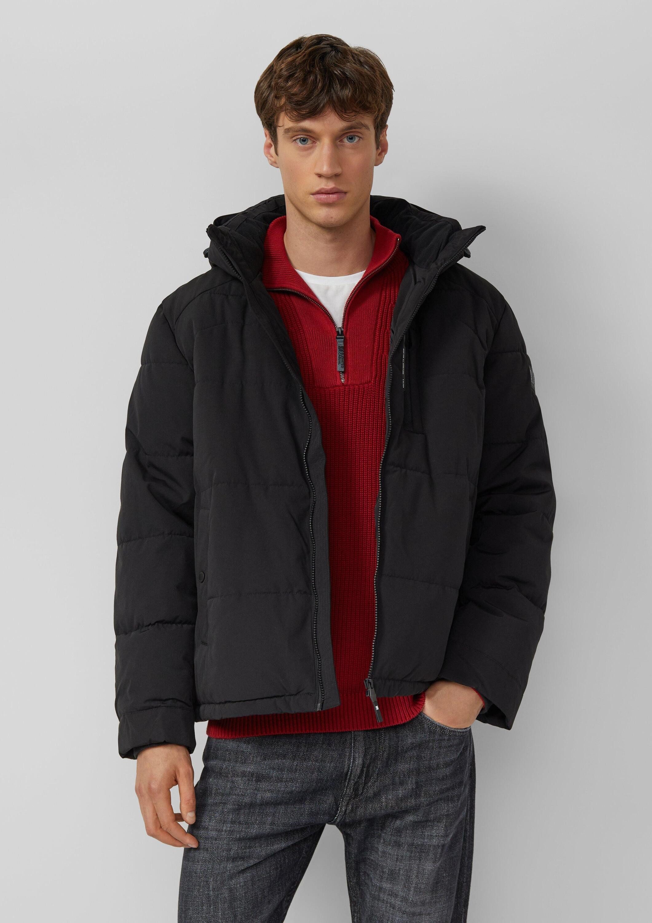 s.Oliver Winterjacke Outdoor-Jacke Wasserabweisende Pufferjacke mit abnehmb günstig online kaufen