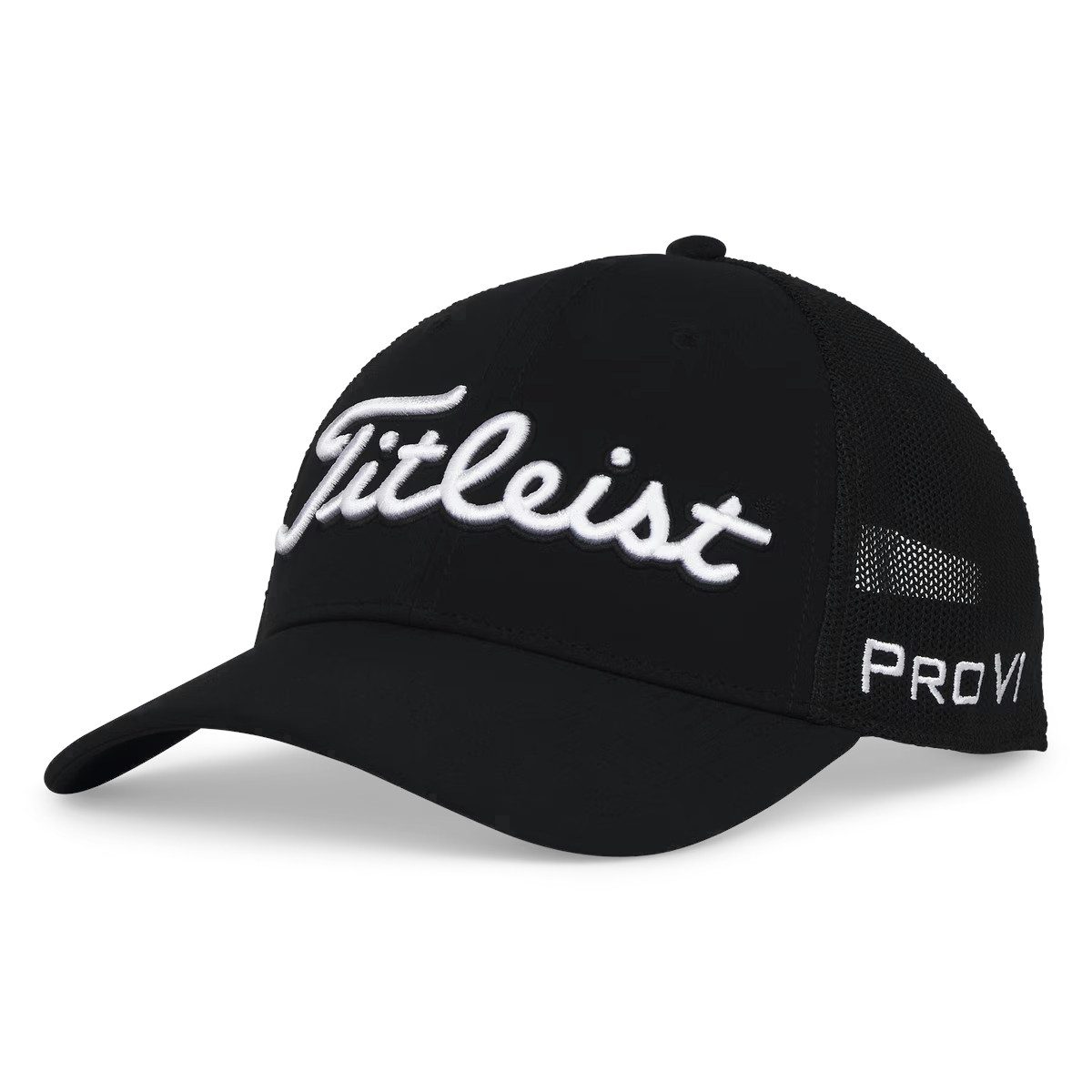 Titleist Baseball Cap Titleist Golf Cap Tour Performance Mesh Schwarz