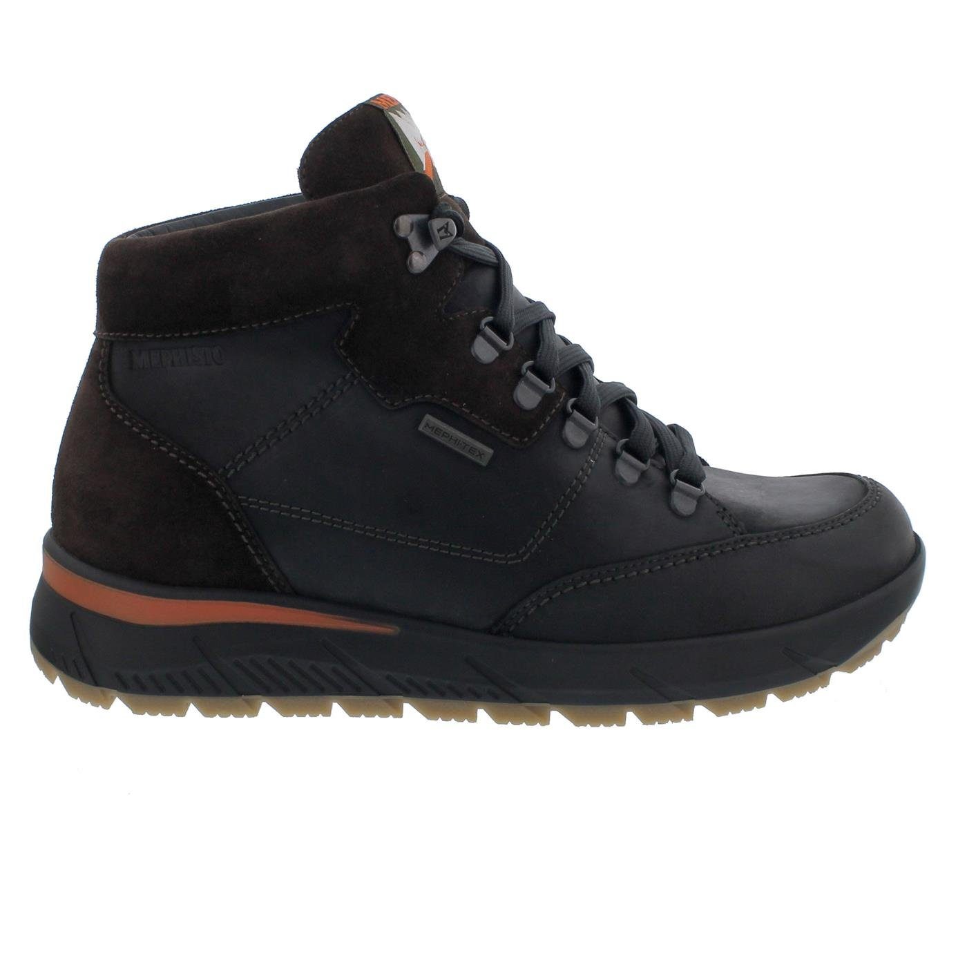 Mephisto Mephisto Rody MT Schnürboot, Mephi-Tex, Fett- / Velourleder, Black Schnürstiefel